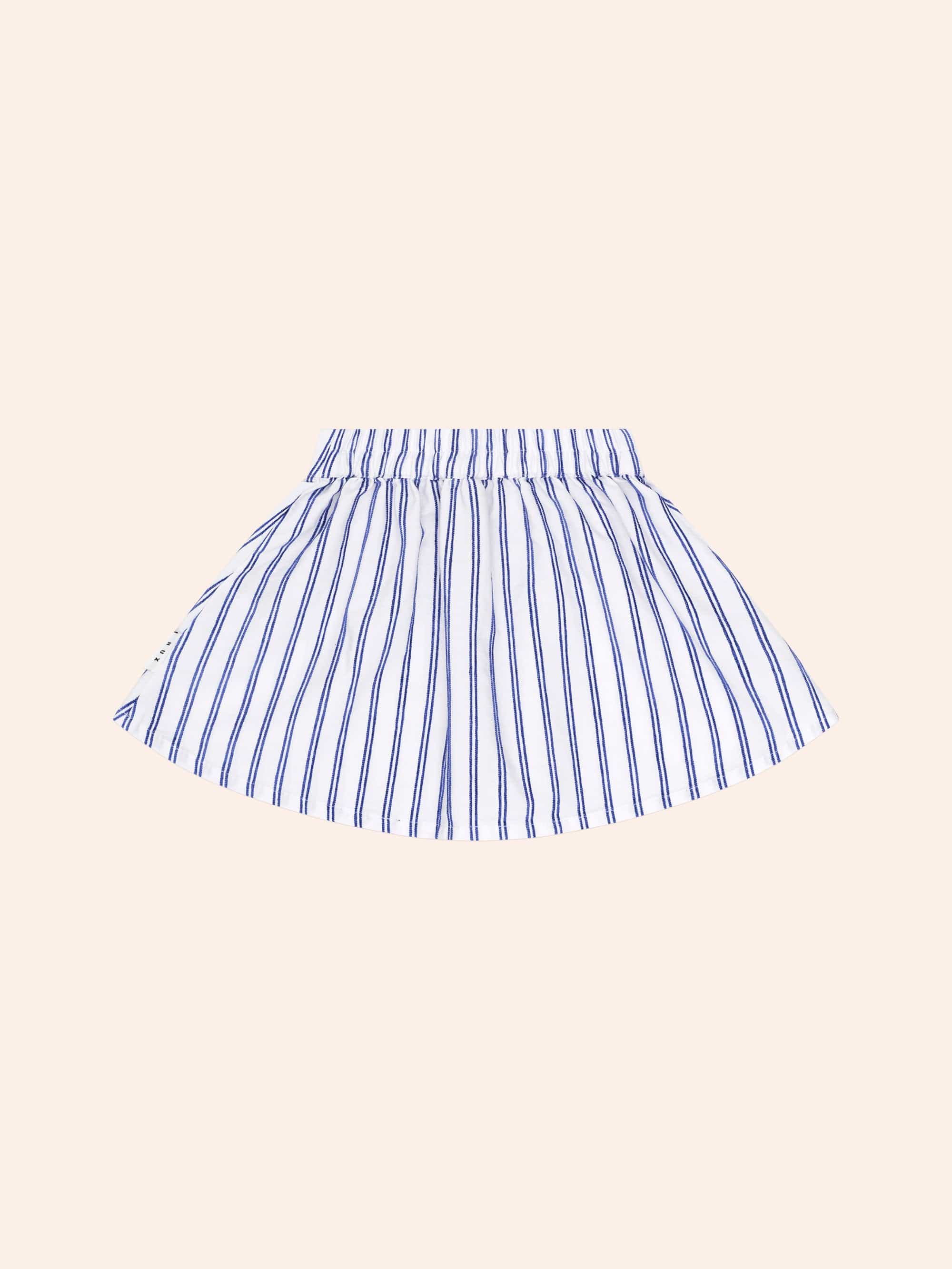 Ocean Stripe Yoke Skirt SKIRT Huxbaby