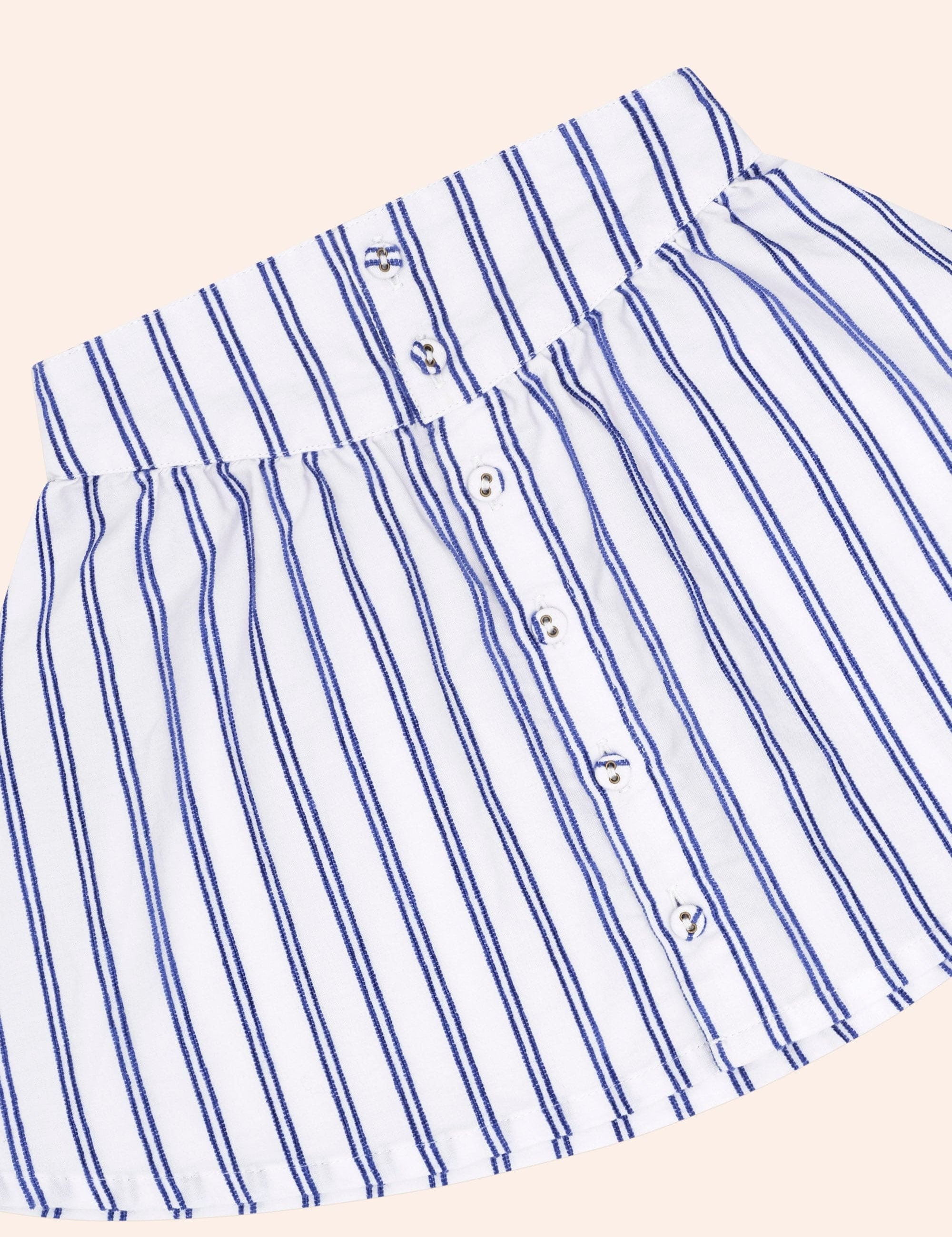 Ocean Stripe Yoke Skirt SKIRT Huxbaby