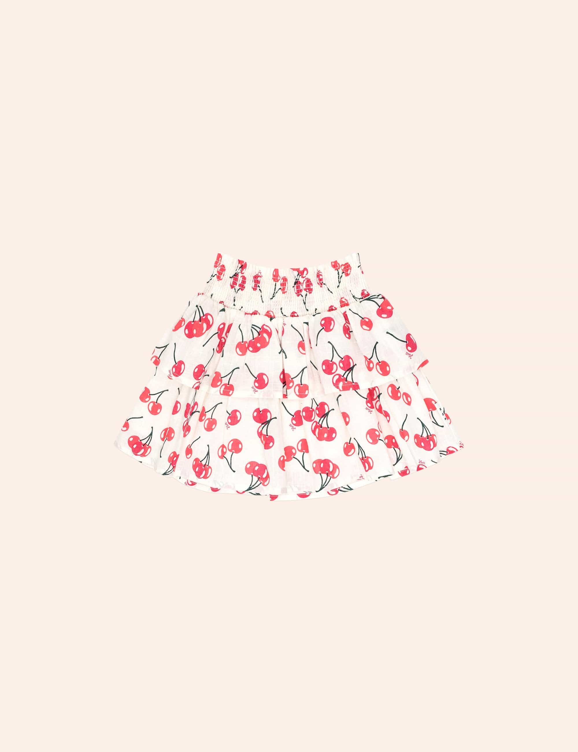 Cherry Tiered Skirt SKIRT Huxbaby