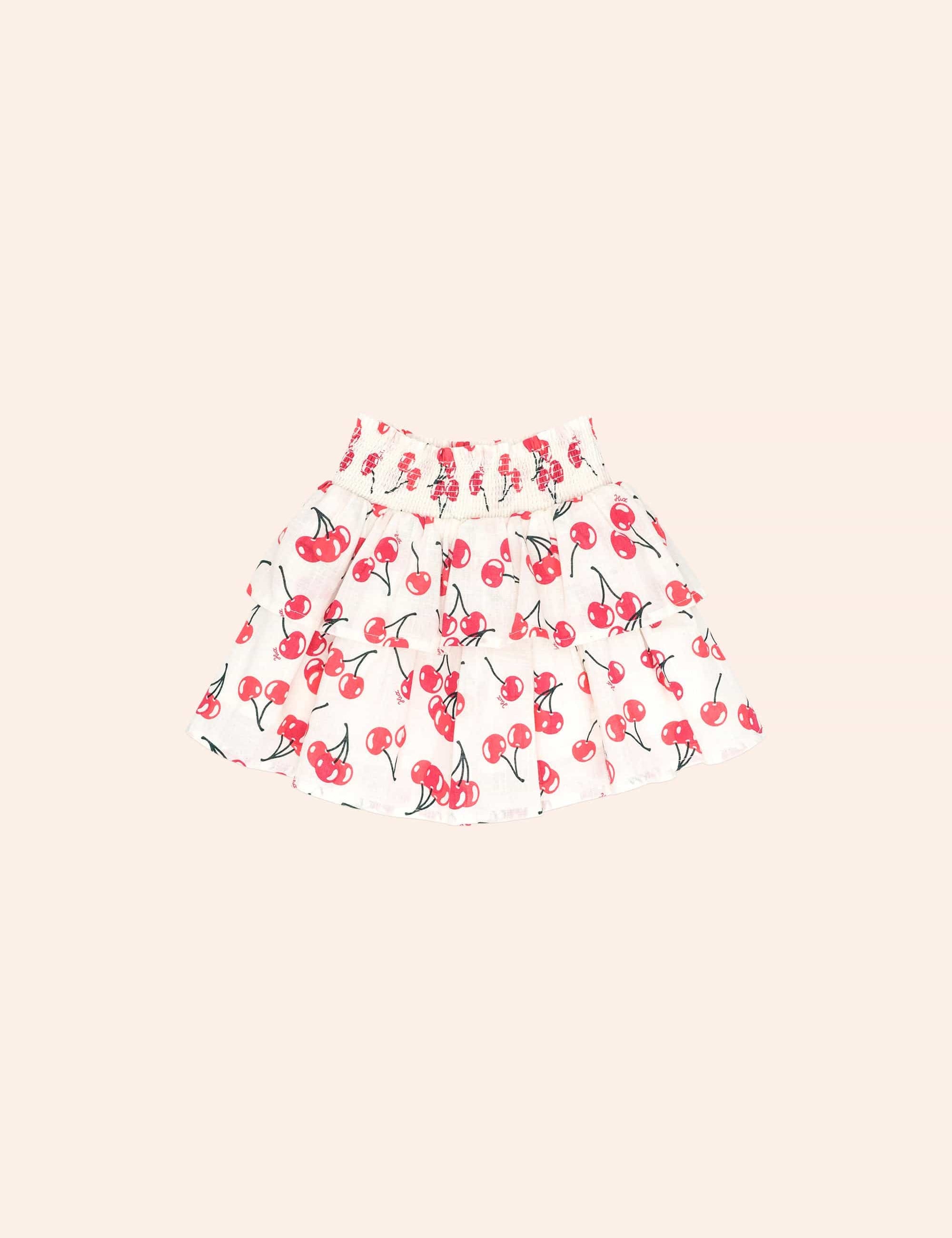 Cherry Tiered Skirt SKIRT Huxbaby