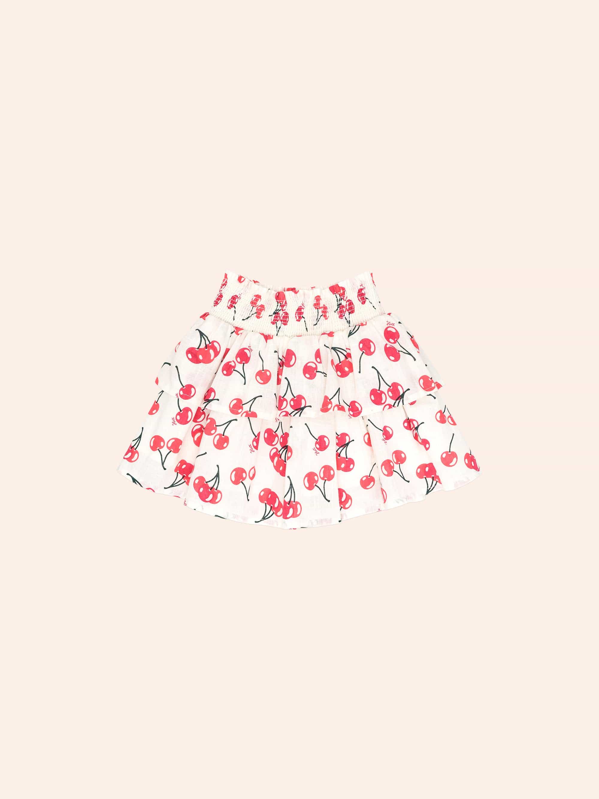 Cherry Tiered Skirt SKIRT Huxbaby