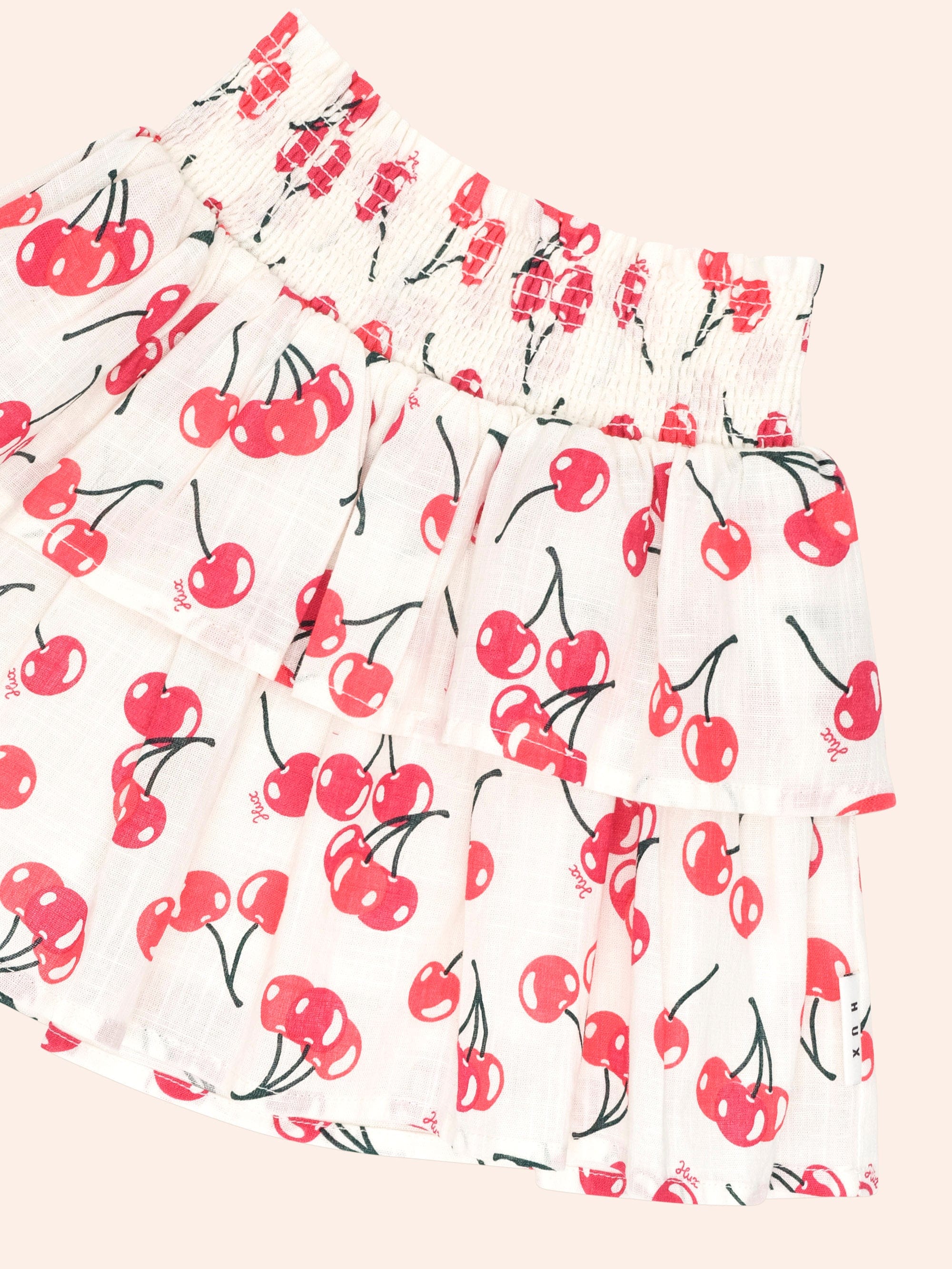 Cherry Tiered Skirt SKIRT Huxbaby