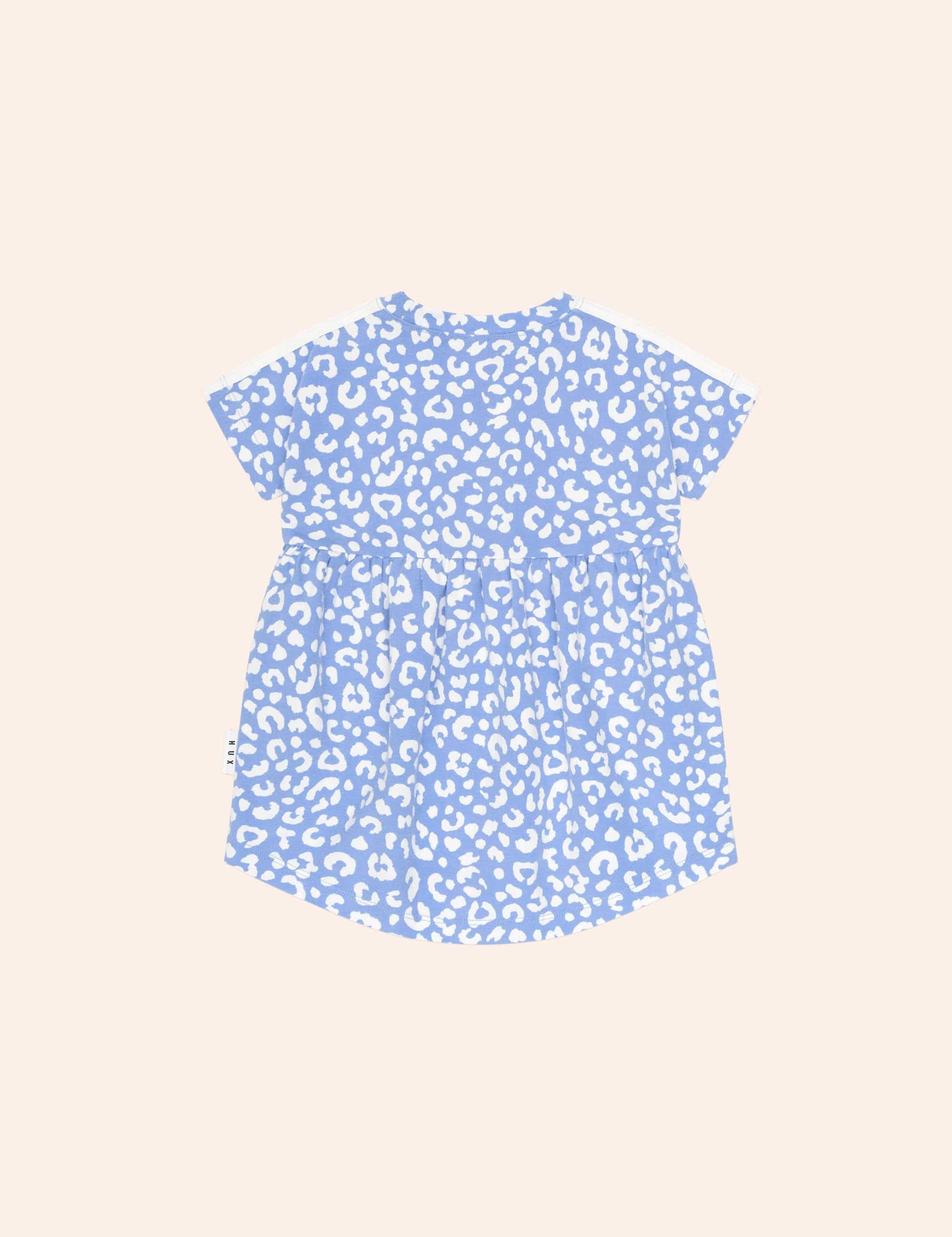 Leopard Cherry Dolman Sleeve Dress DRESS Huxbaby