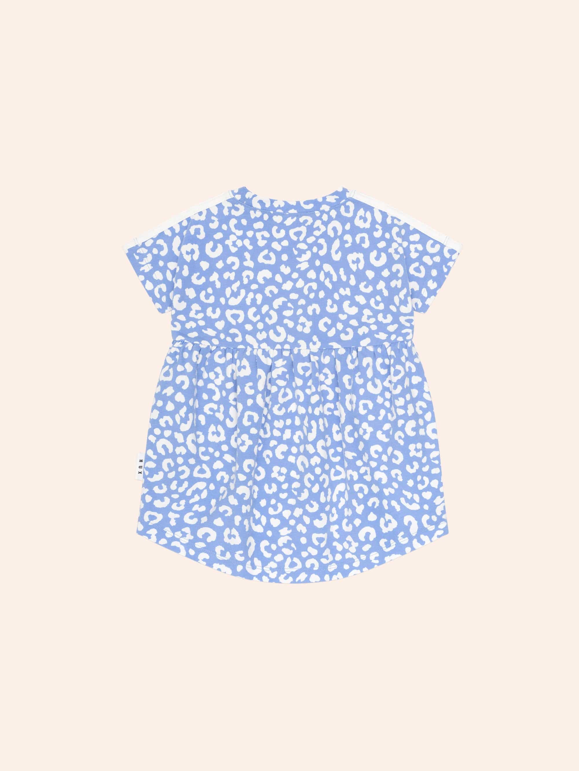 Leopard Cherry Dolman Sleeve Dress DRESS Huxbaby