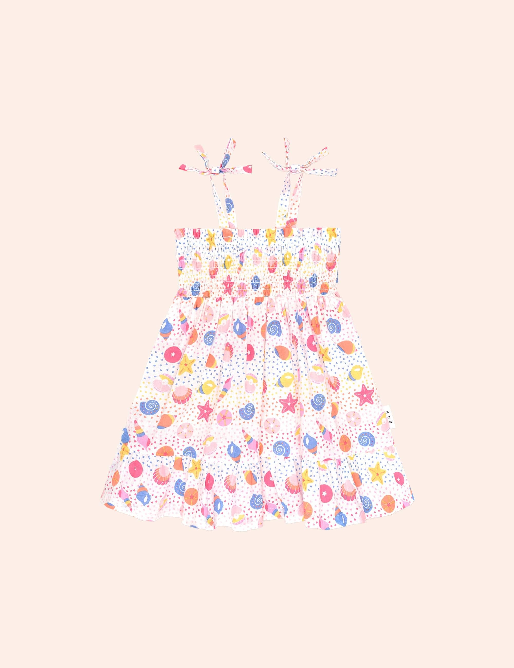 Shell Print Dress DRESS Huxbaby