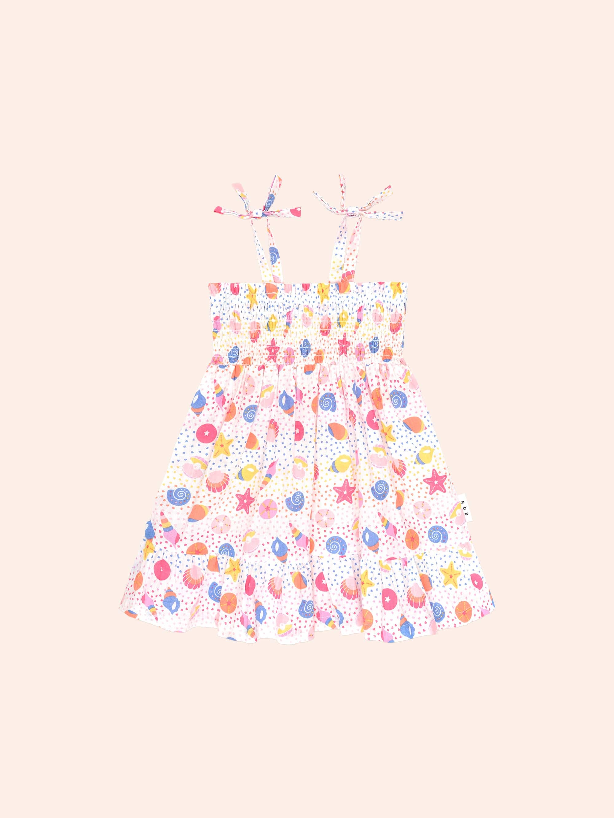 Shell Print Dress DRESS Huxbaby