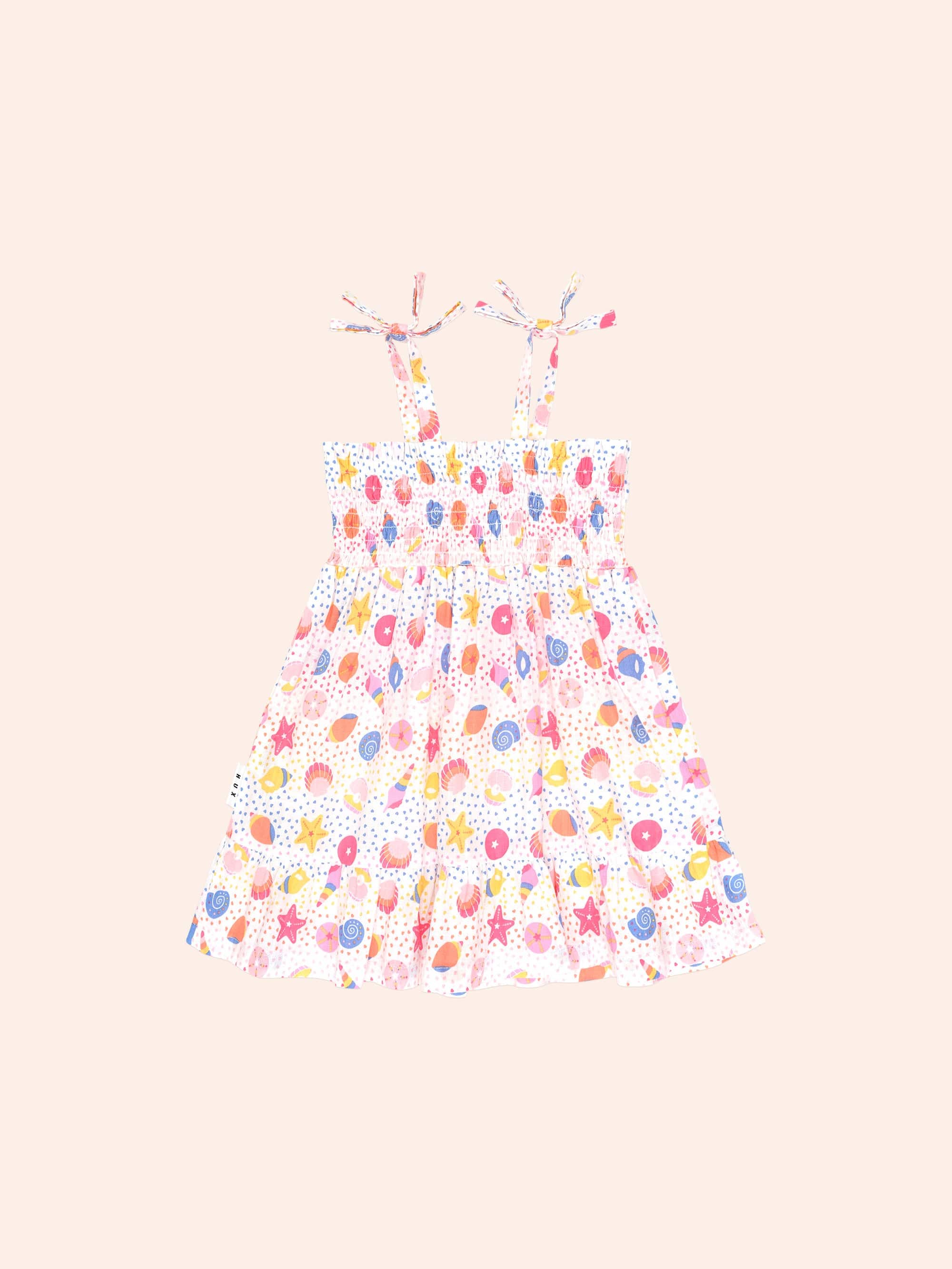 Shell Print Dress DRESS Huxbaby
