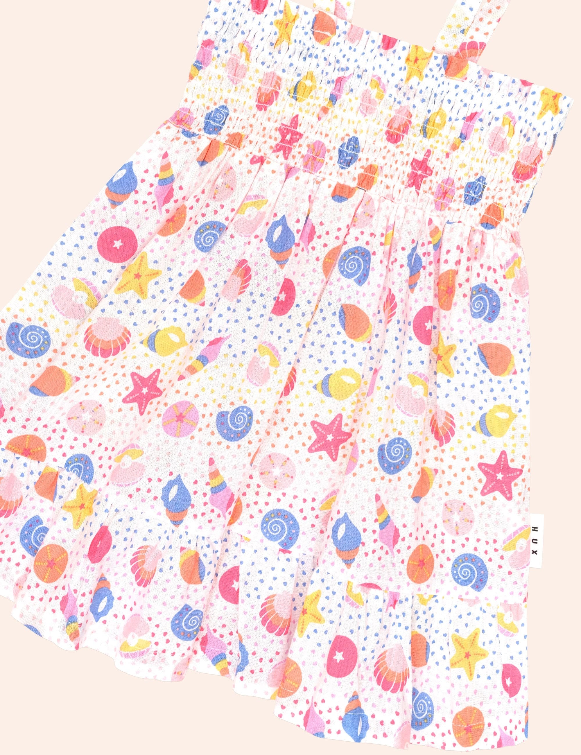 Shell Print Dress DRESS Huxbaby