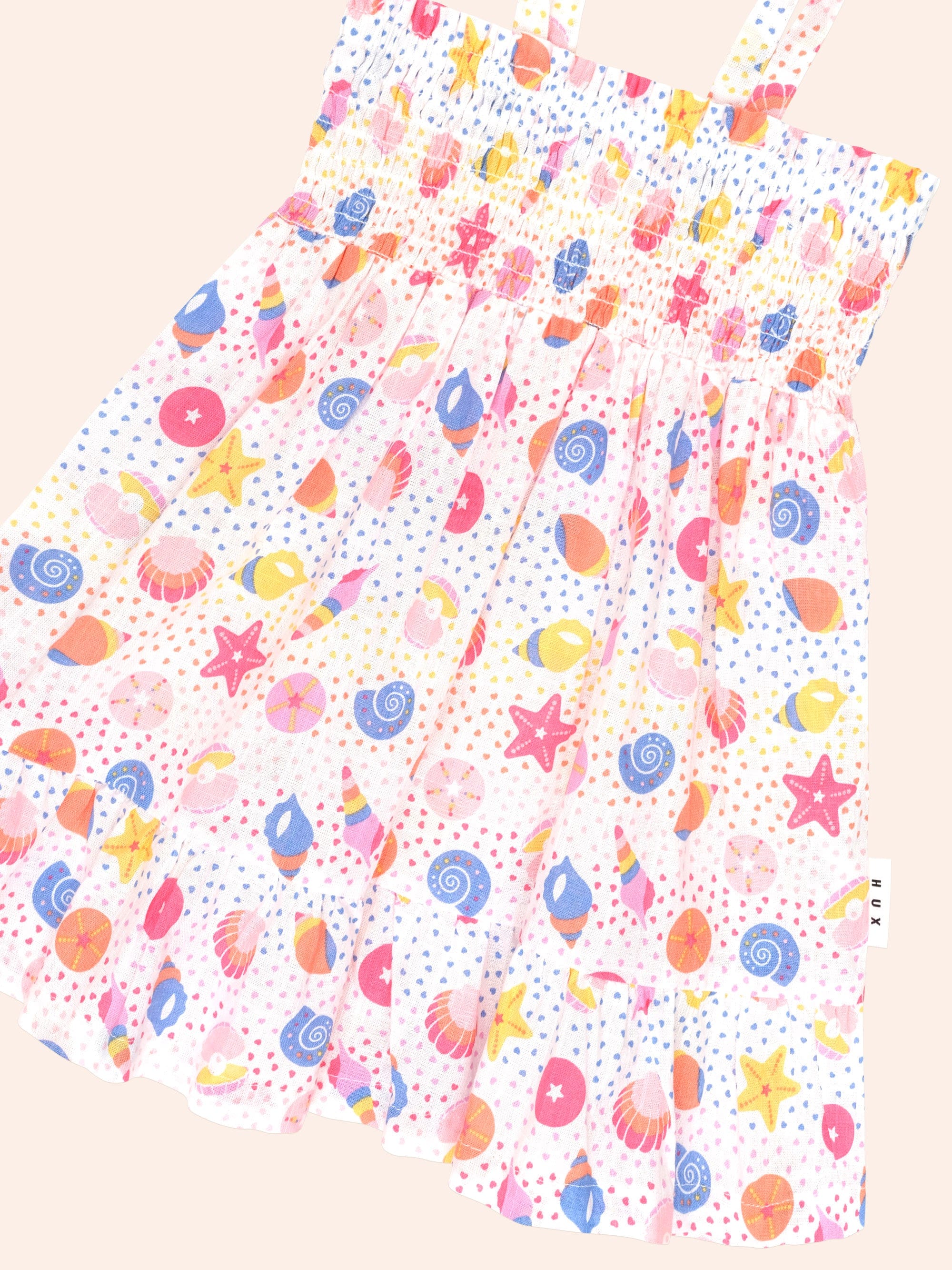 Shell Print Dress DRESS Huxbaby