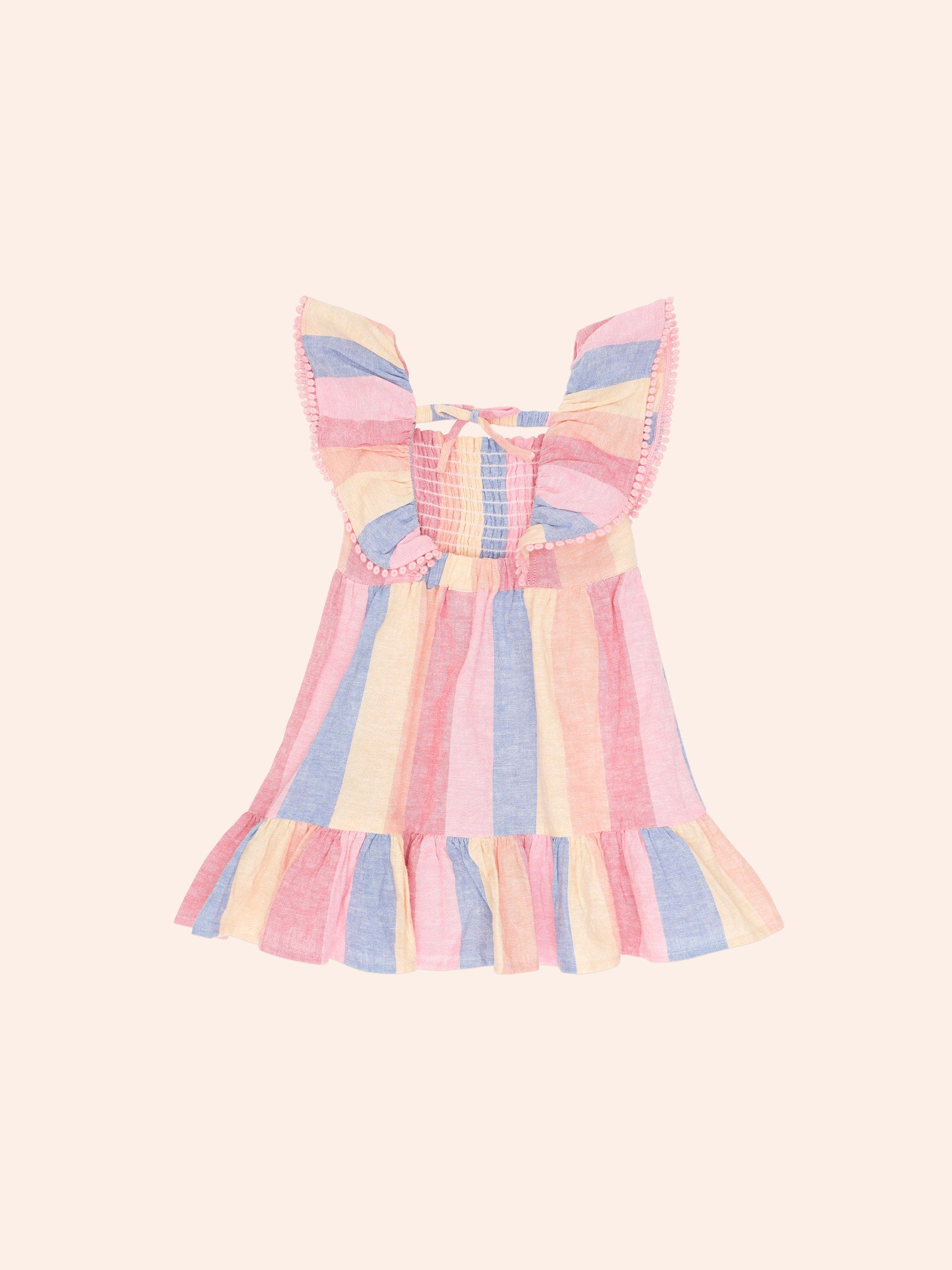 Paradiso Stripe Dress DRESS Huxbaby
