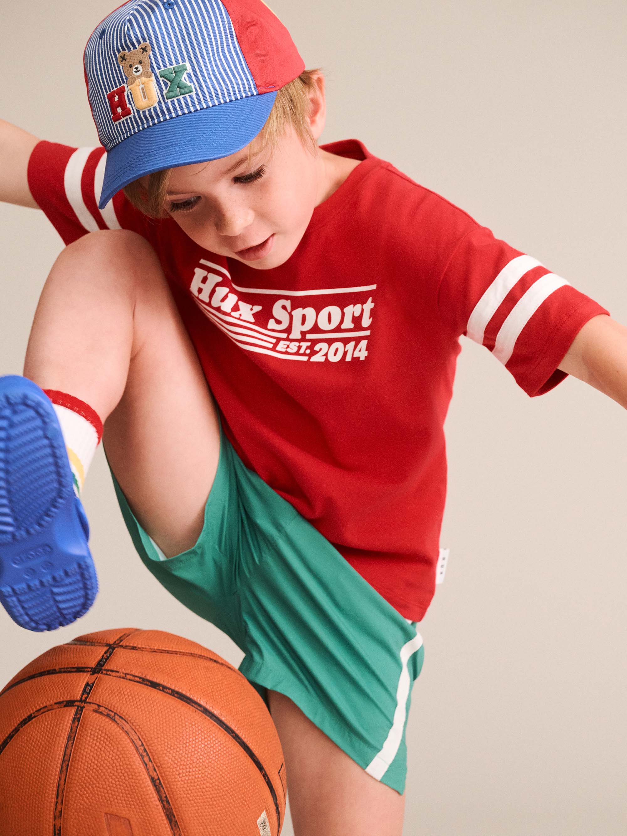 Hux Sport Sporty Stripe Tee T-SHIRT Huxbaby Shopify