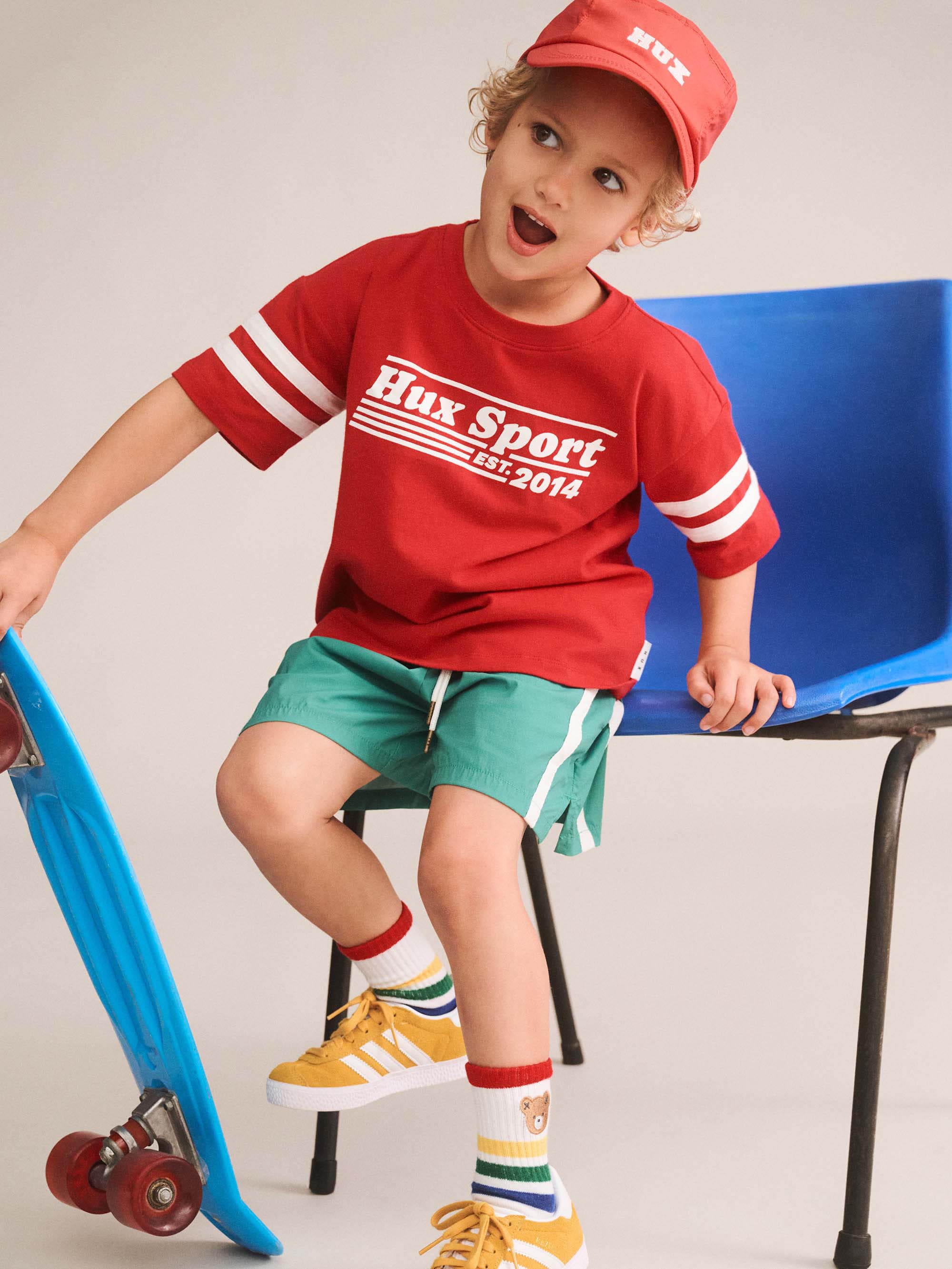 Hux Sport Sporty Stripe Tee T-SHIRT Huxbaby Shopify
