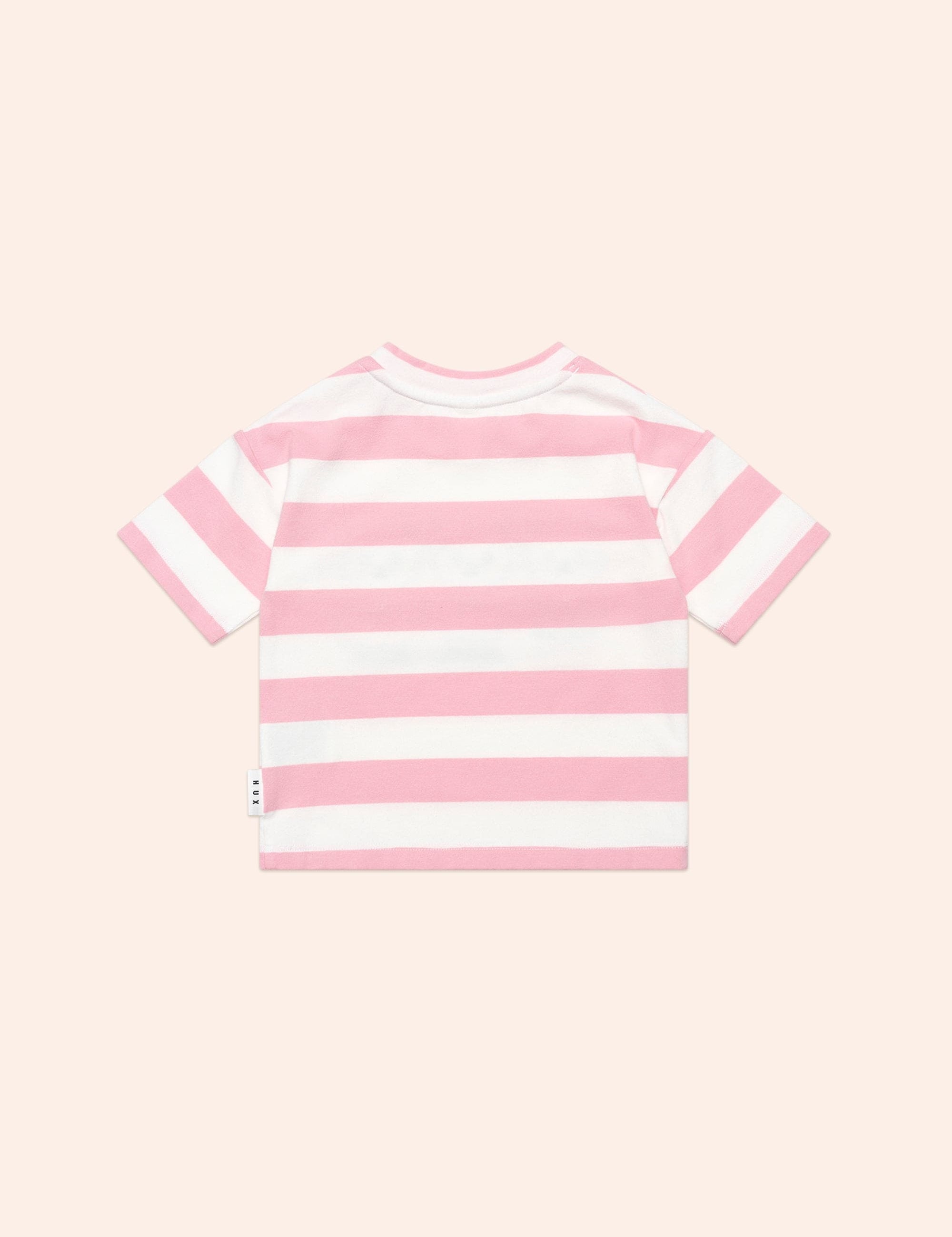 STRAWBERRY SAILOR HUX STRIPE DROP SHOULDER TEE T-SHIRT Huxbaby   