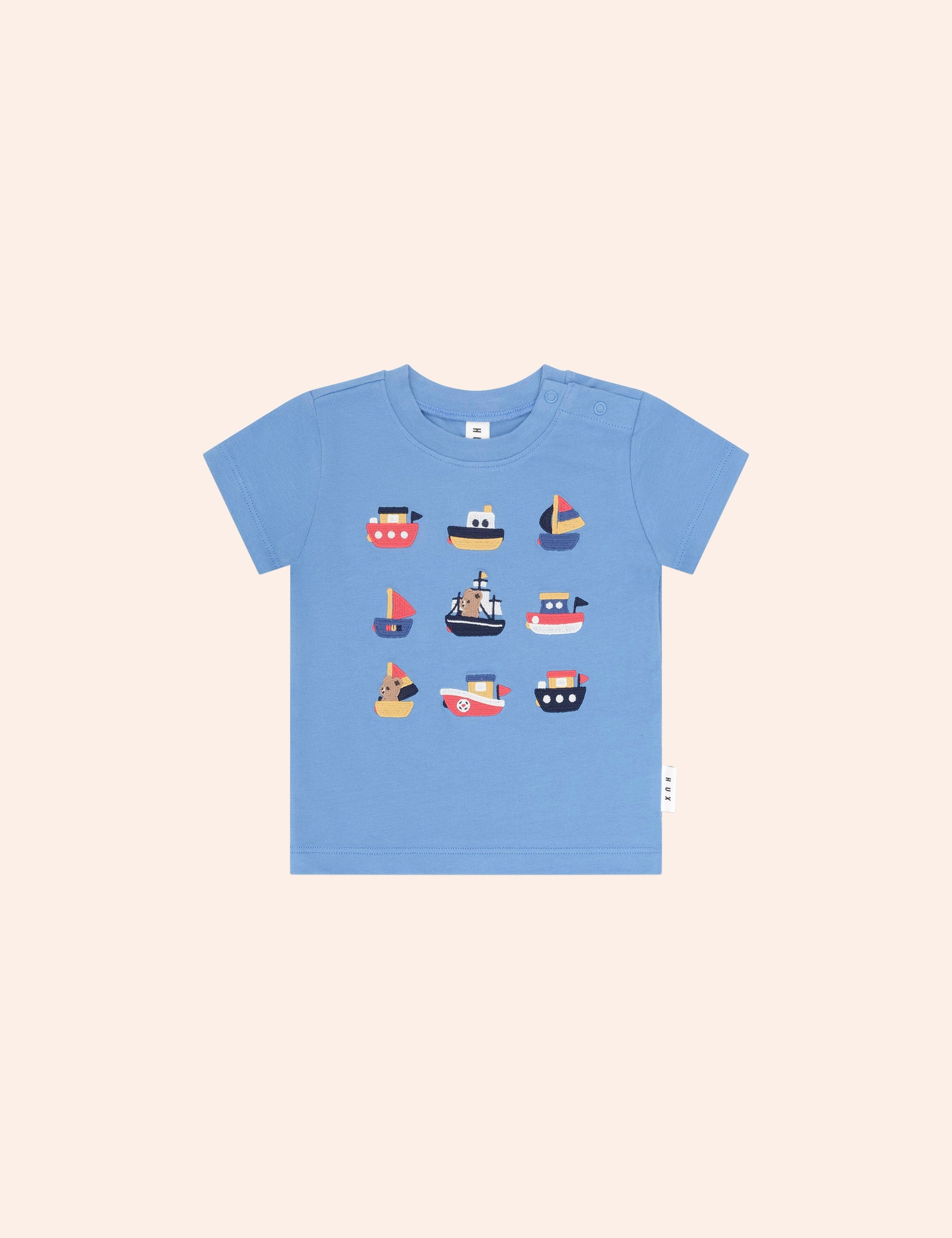 Boat 9 Emb Tee T-SHIRT Huxbaby