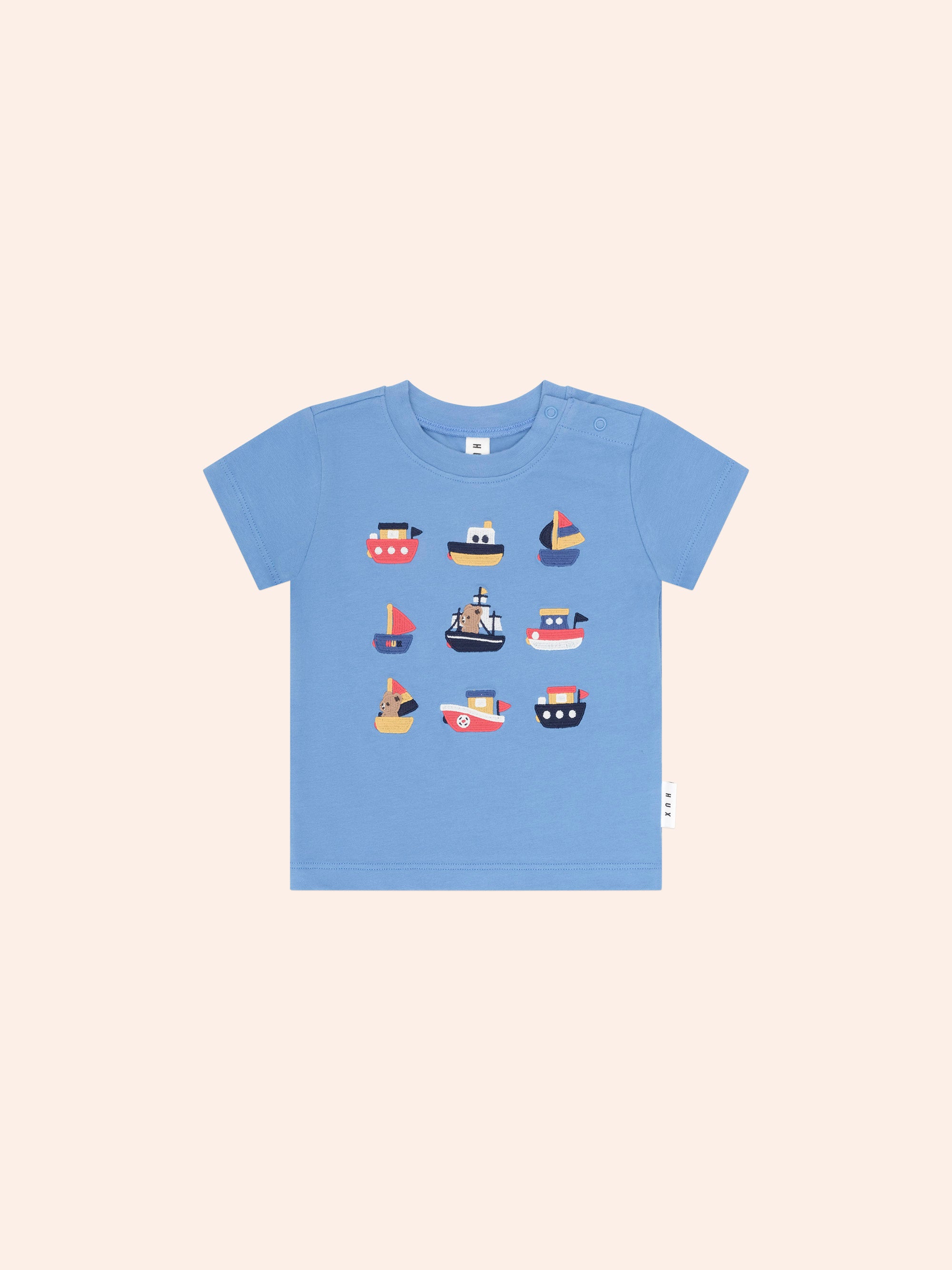 Boat 9 Emb Tee T-SHIRT Huxbaby