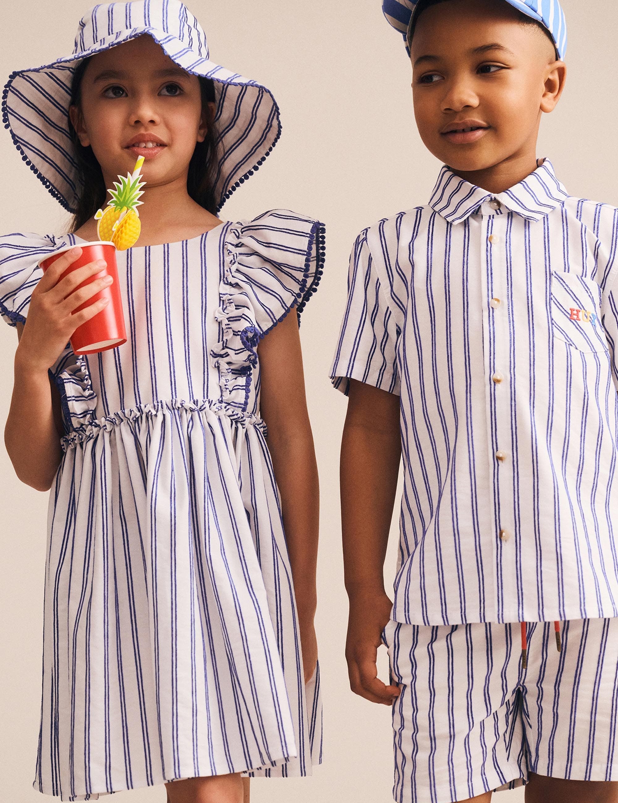 Ocean Stripe Shirt T-SHIRT Huxbaby