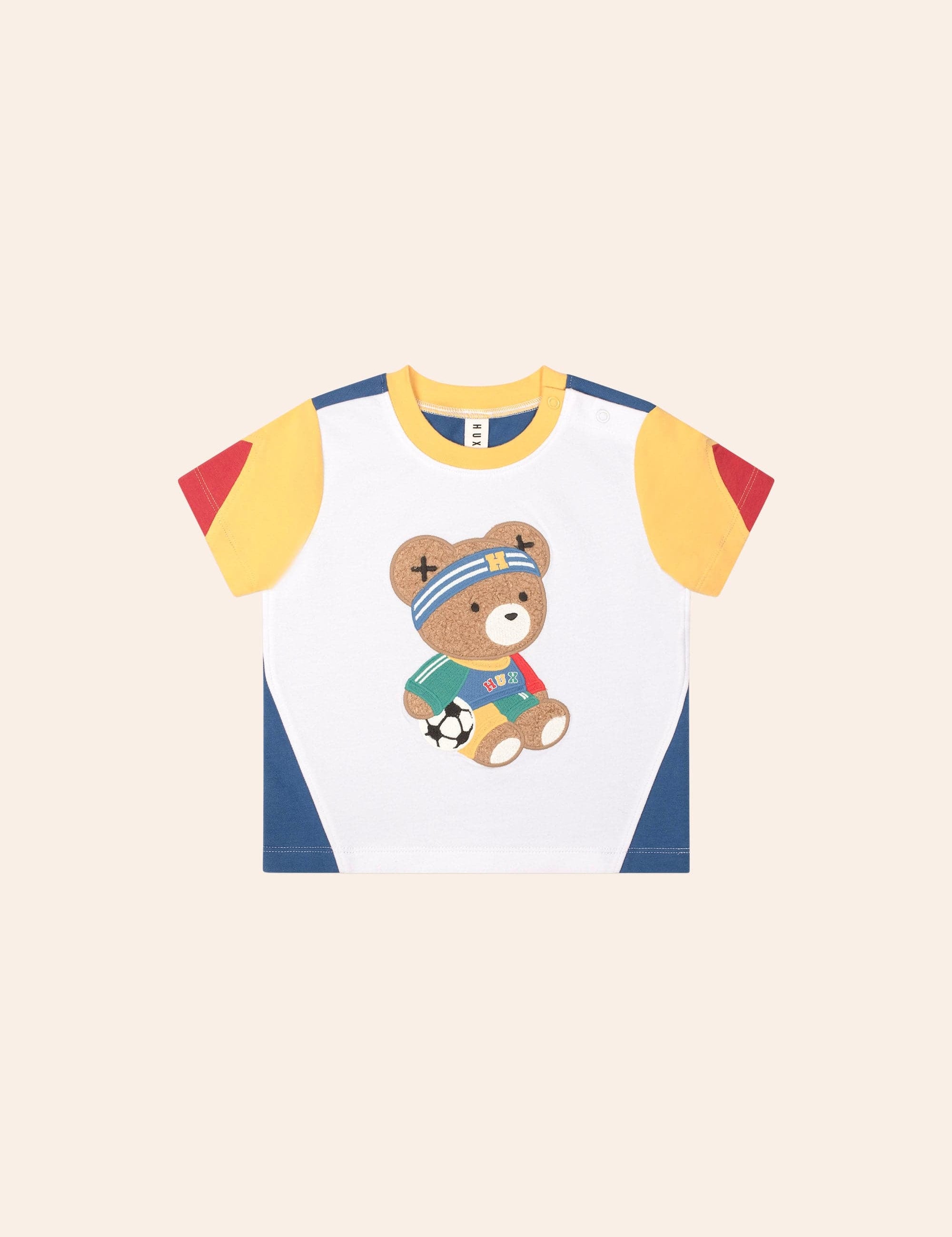 Hux Soccer Star Spliced T-Shirt T-SHIRT Huxbaby