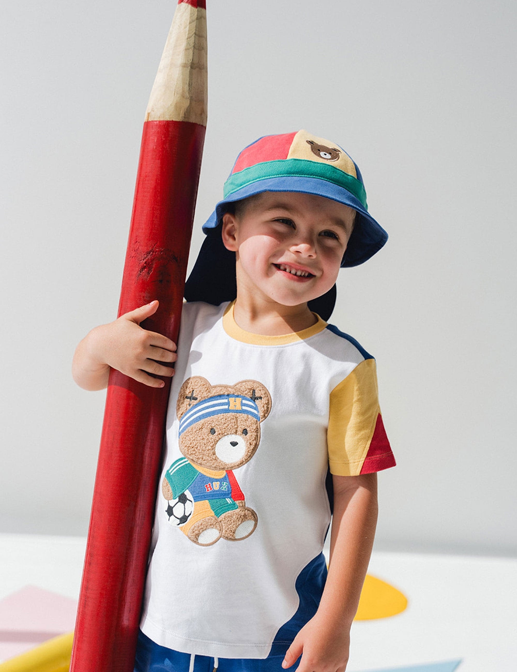 Hux Soccer Star Spliced T-Shirt T-SHIRT Huxbaby