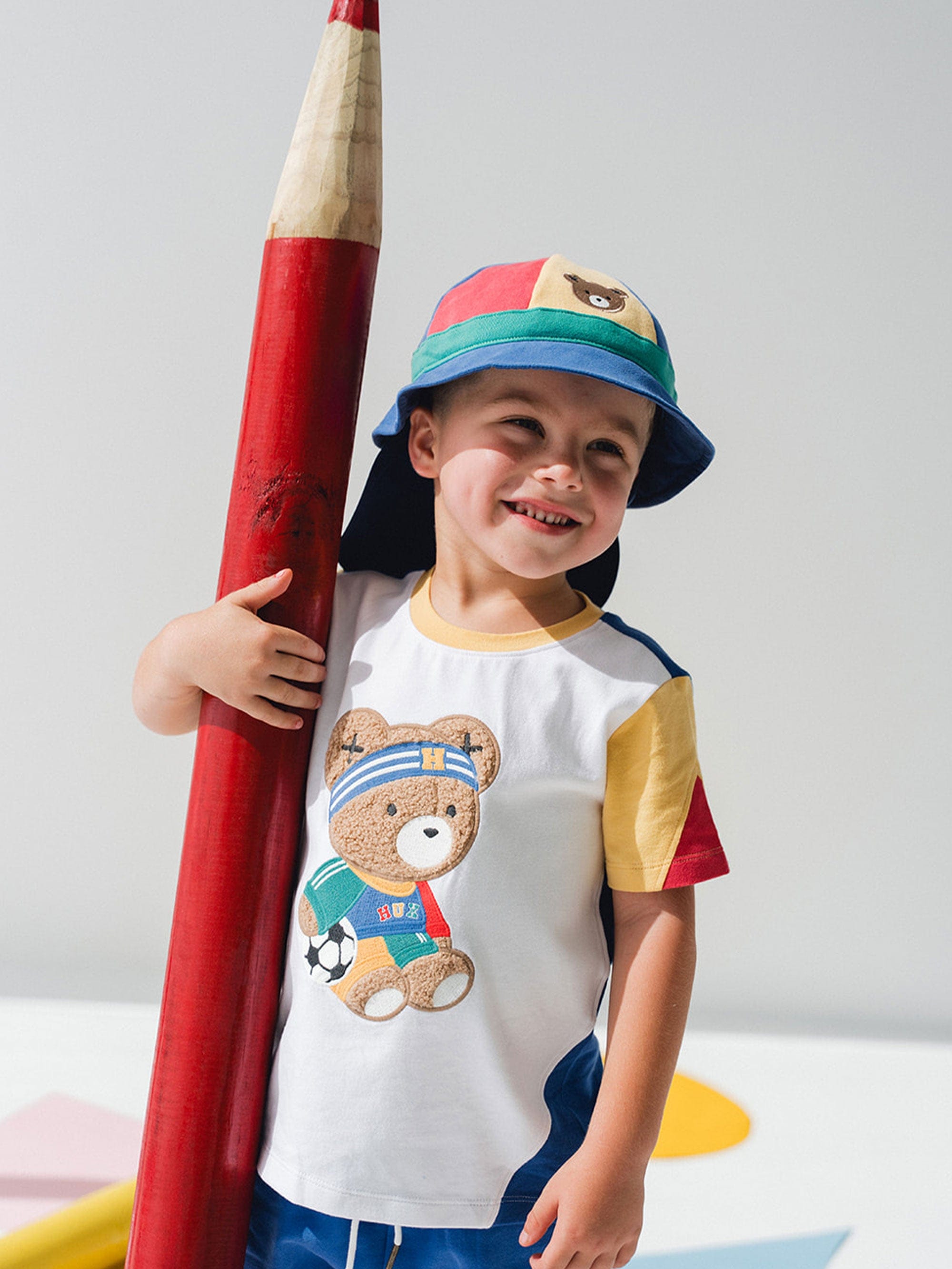 Hux Soccer Star Spliced T-Shirt T-SHIRT Huxbaby