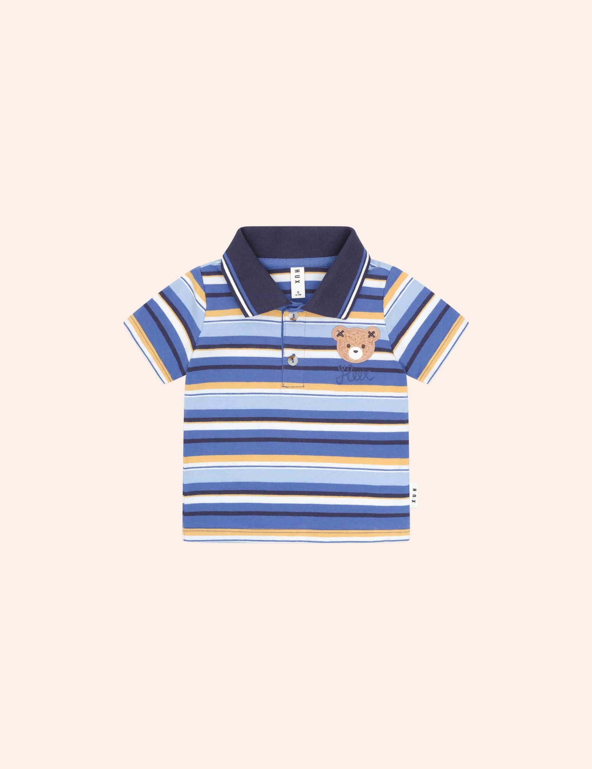 Hux Stripe Polo T-SHIRT Huxbaby