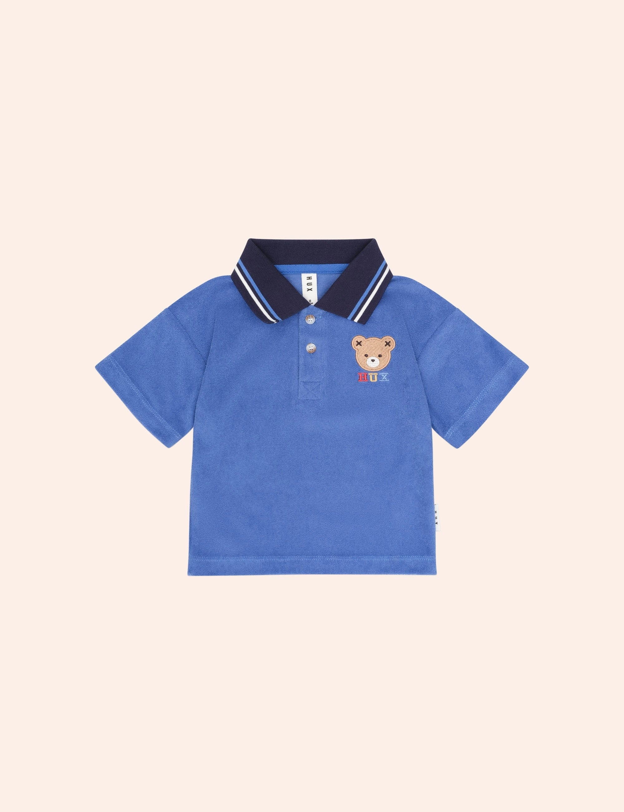 Hux Towelling Polo T-SHIRT Huxbaby