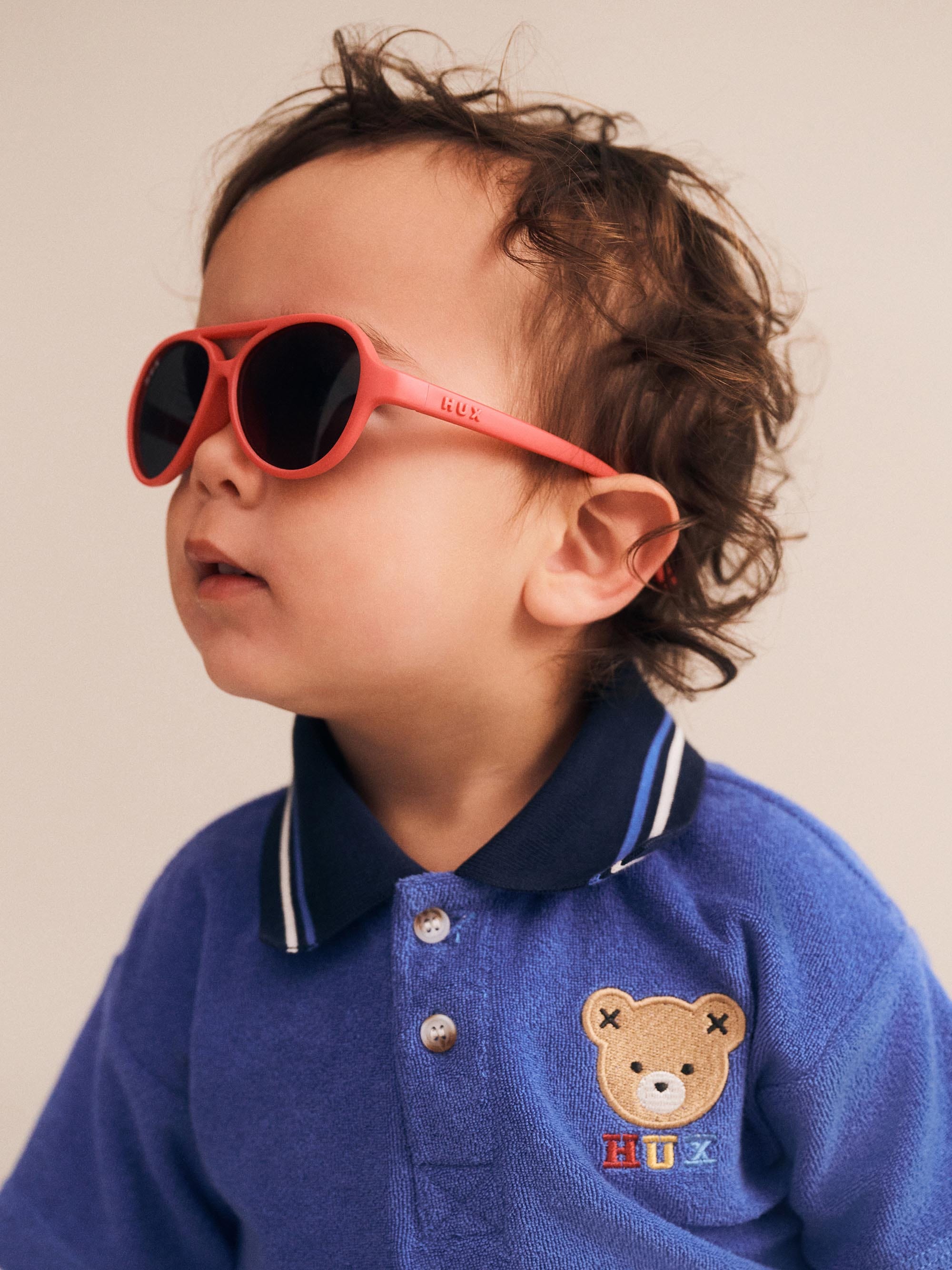 Hux Towelling Polo T-SHIRT Huxbaby