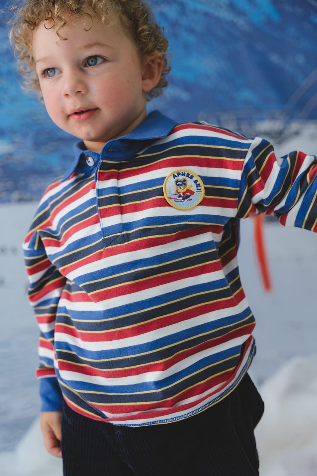 Apres Ski L/Slv Polo TOP LS Huxbaby Shopify