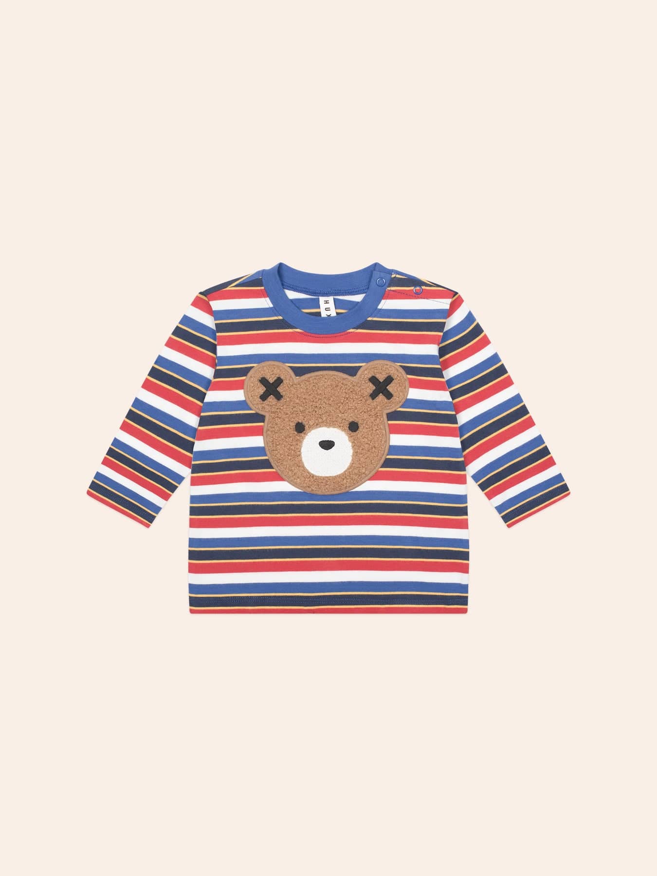 Furry Huxbear Stripe Top TOP SL Huxbaby Shopify