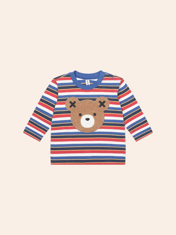 Furry Huxbear Stripe Top TOP SL Huxbaby Shopify