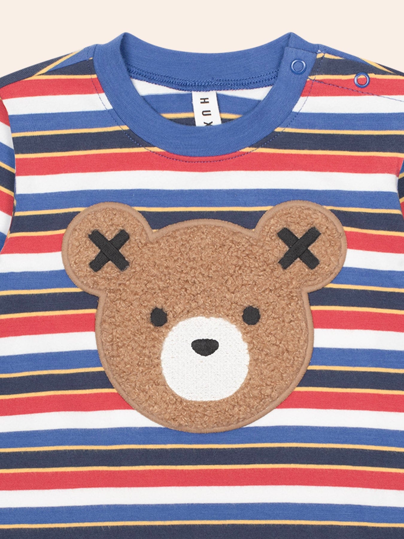 Furry Huxbear Stripe Top TOP SL Huxbaby Shopify