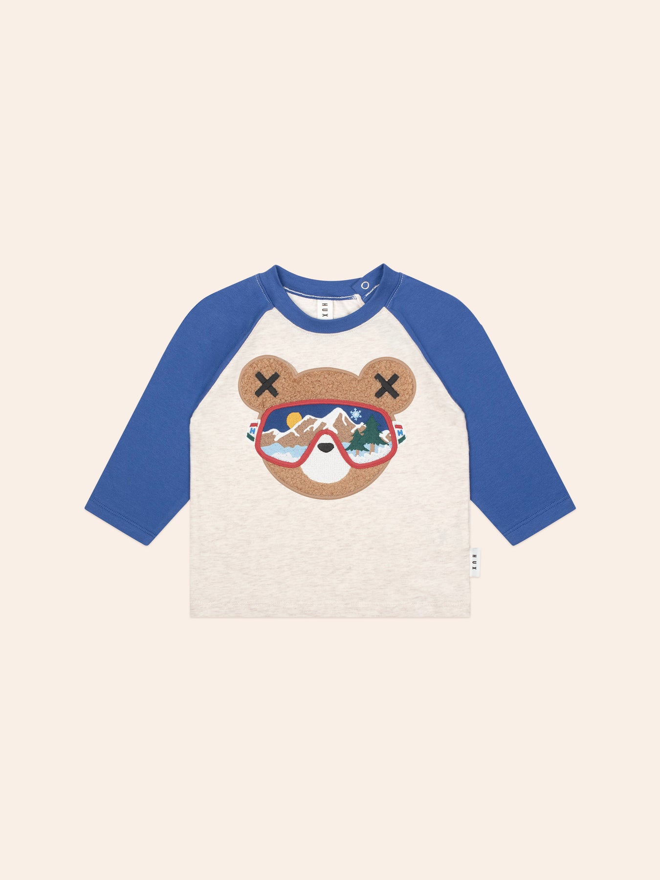 Ski Hux Raglan L/Slv Top TOP LS Huxbaby Shopify