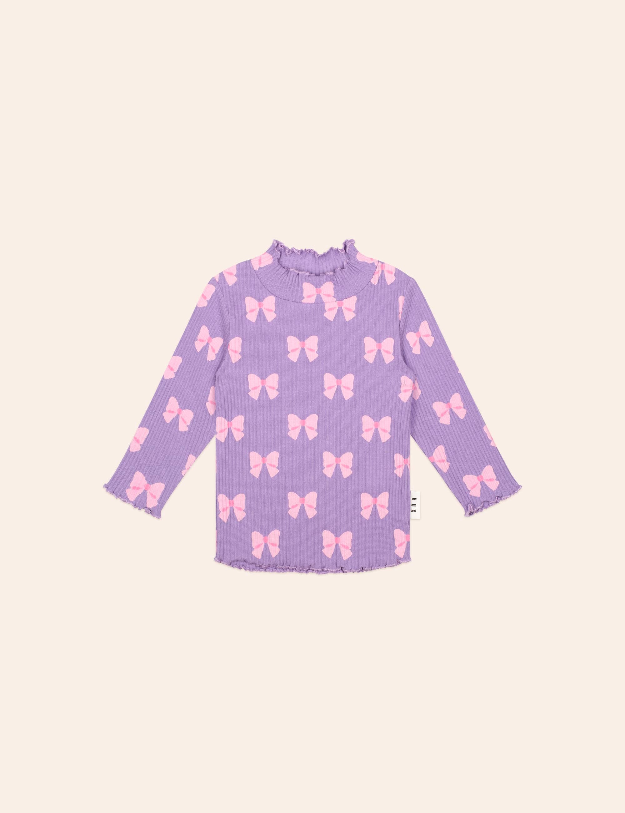 Bow Rib Skivvy KNIT JUMPER Huxbaby Shopify