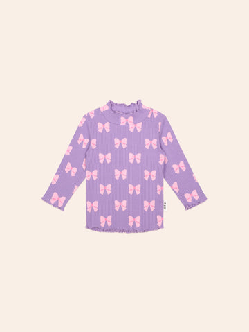 Bow Rib Skivvy KNIT JUMPER Huxbaby Shopify