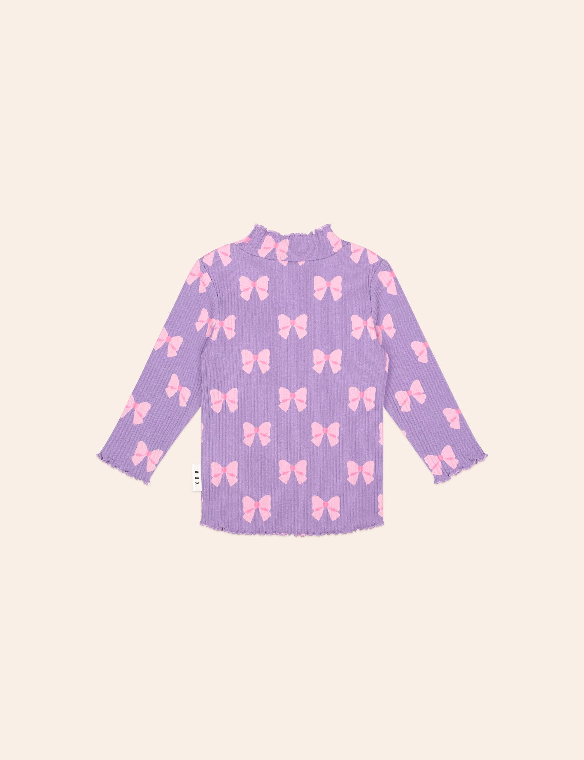 Bow Rib Skivvy KNIT JUMPER Huxbaby Shopify