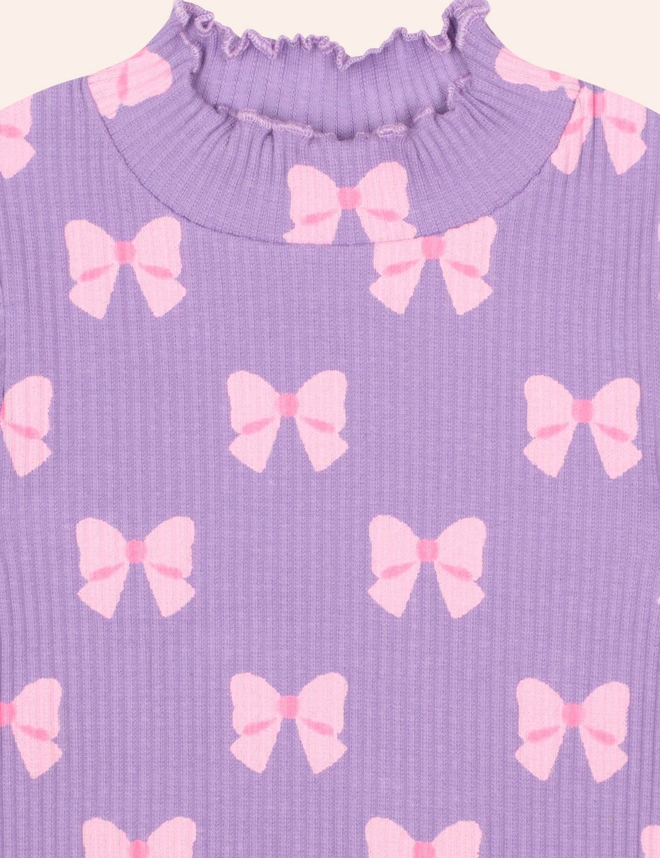 Bow Rib Skivvy KNIT JUMPER Huxbaby Shopify