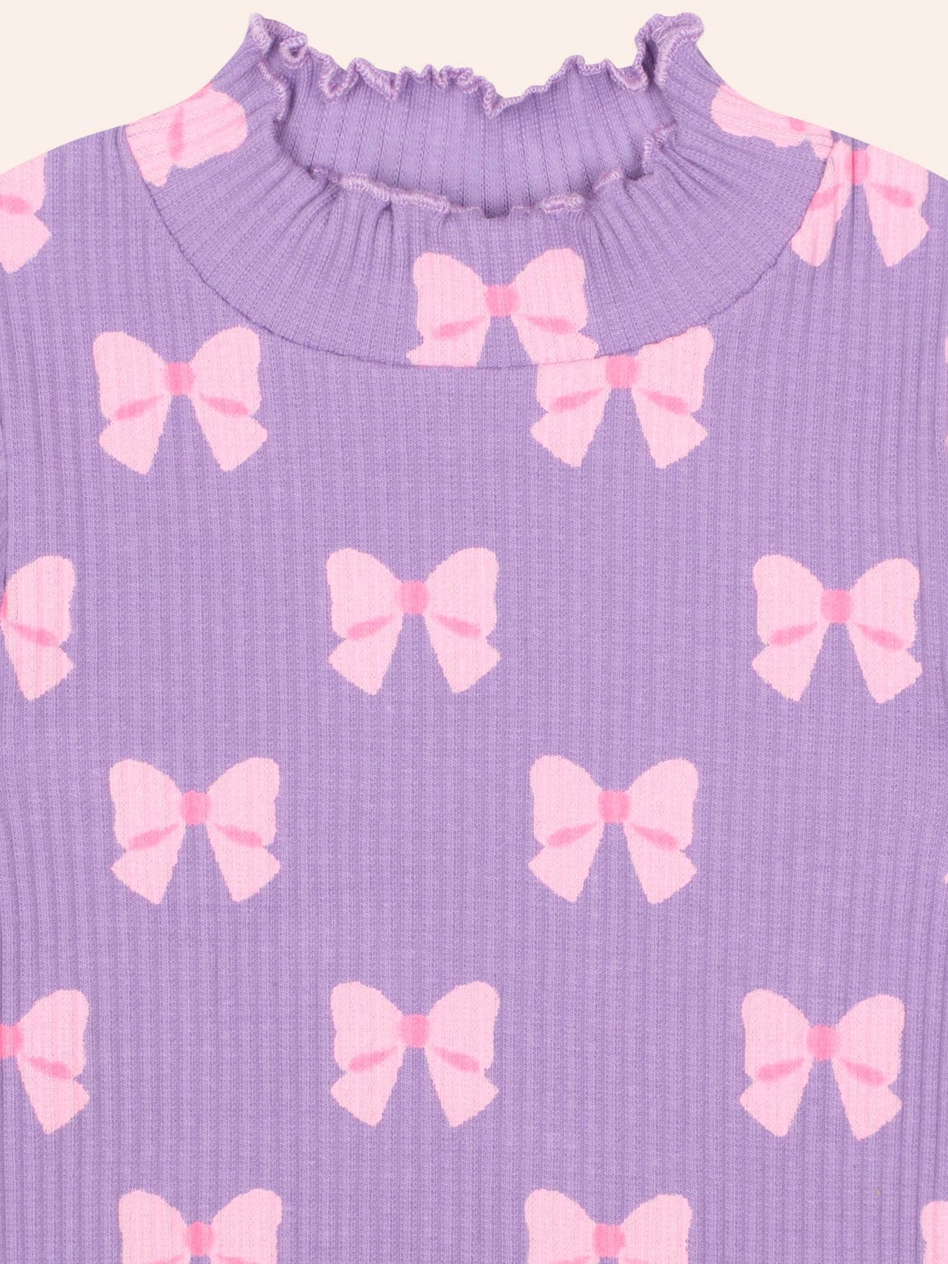 Bow Rib Skivvy KNIT JUMPER Huxbaby Shopify