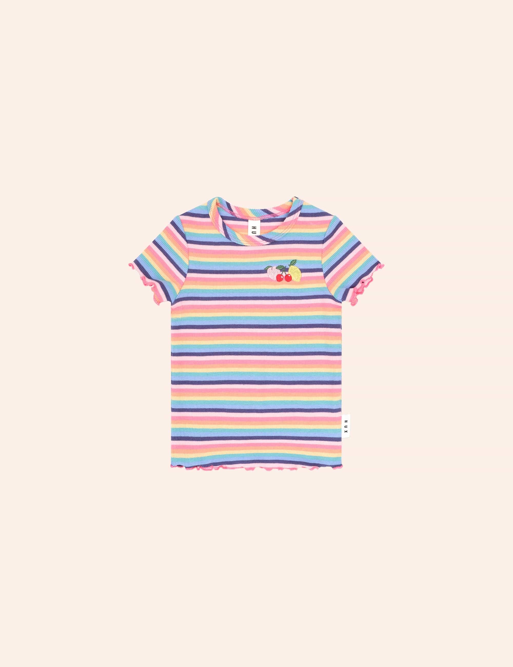 Tutti Frutti Rib Tee T-SHIRT Huxbaby
