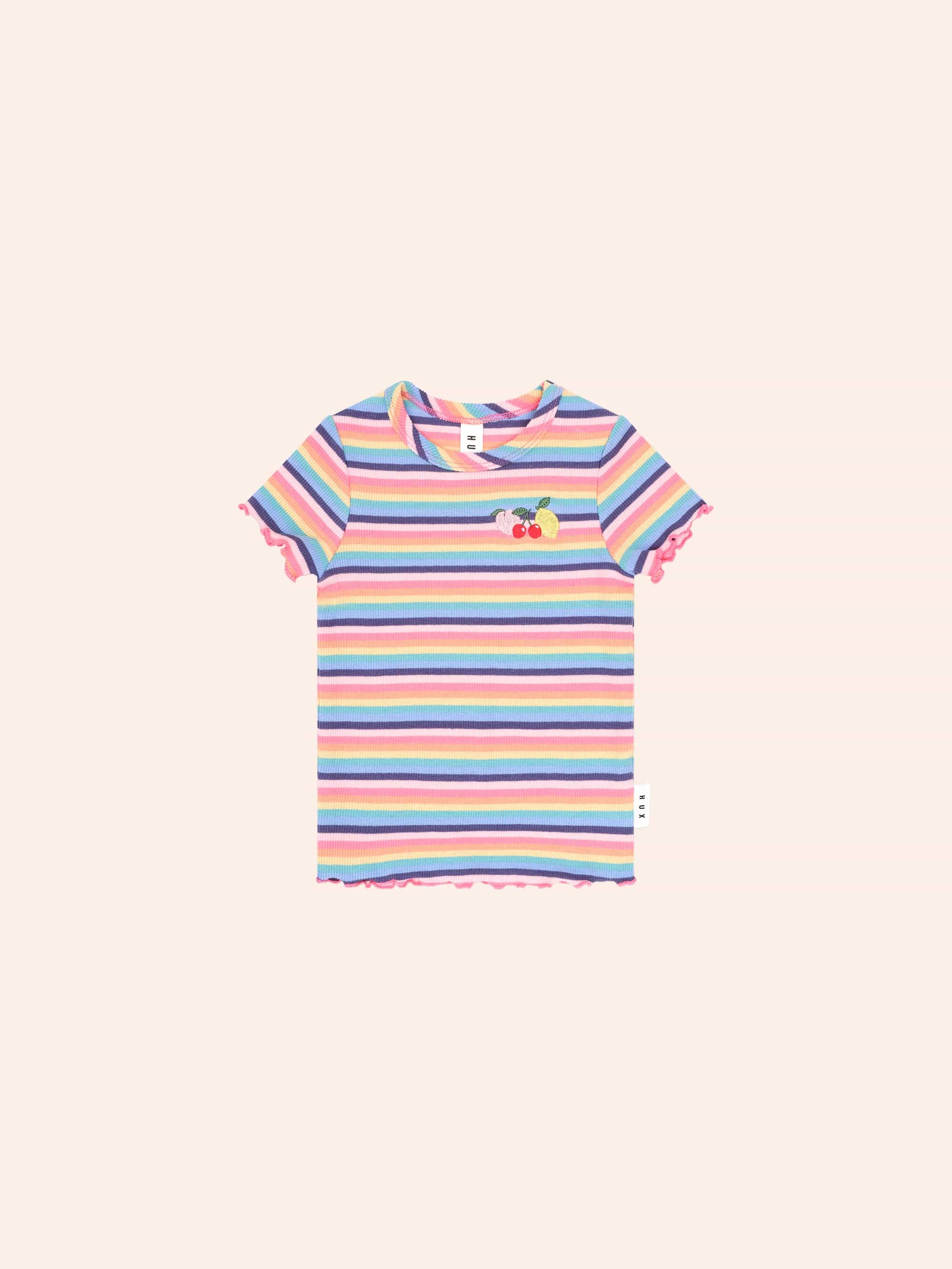 Tutti Frutti Rib Tee T-SHIRT Huxbaby