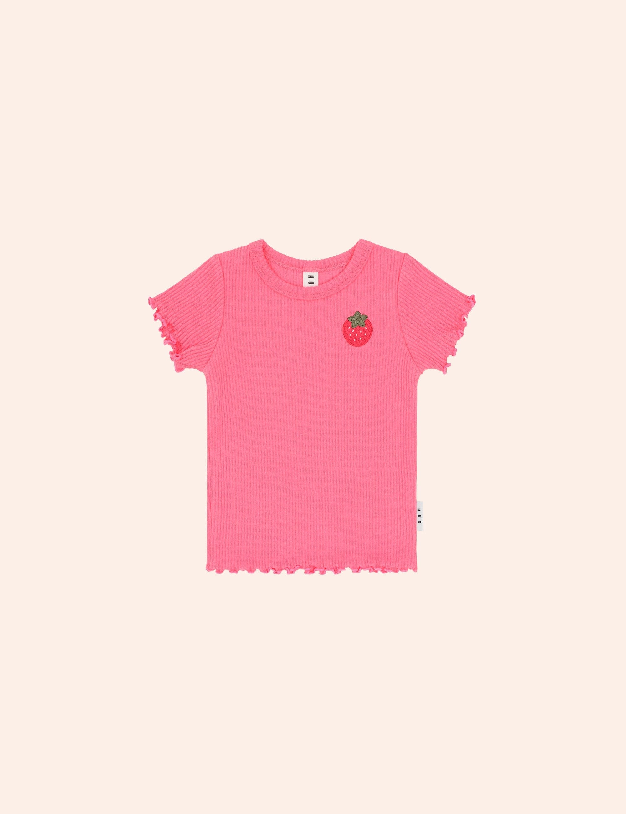 Raspberry Rib Strawberry Tee T-SHIRT Huxbaby