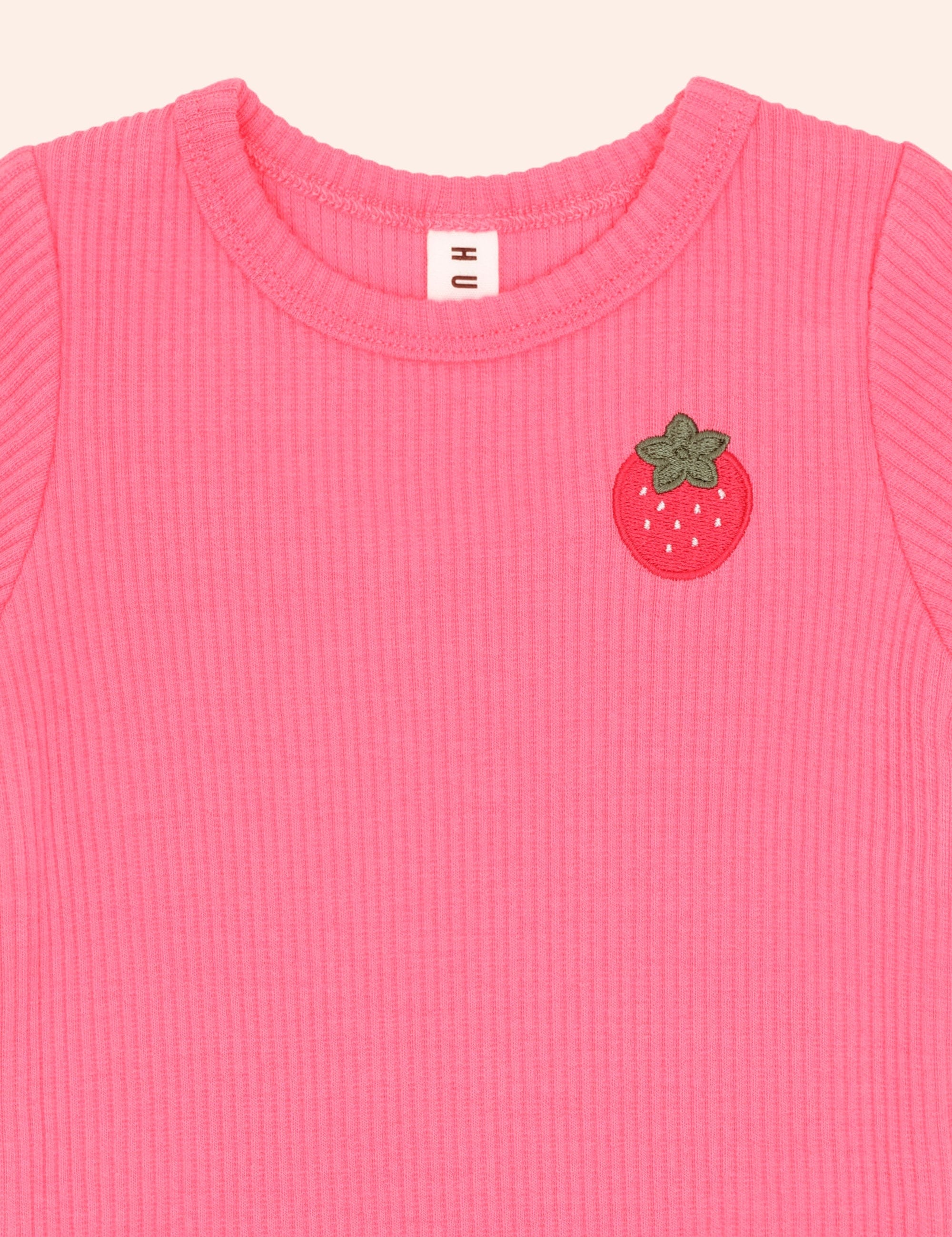 Raspberry Rib Strawberry Tee T-SHIRT Huxbaby