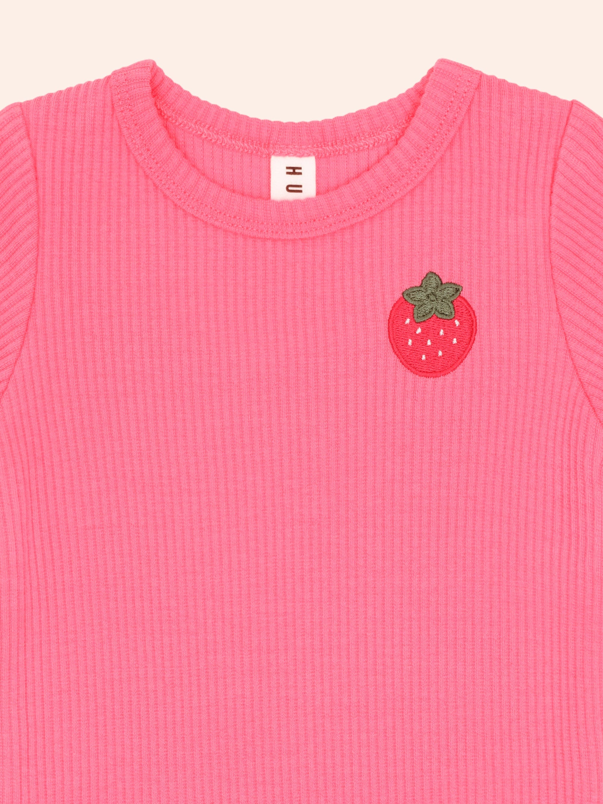 Raspberry Rib Strawberry Tee T-SHIRT Huxbaby
