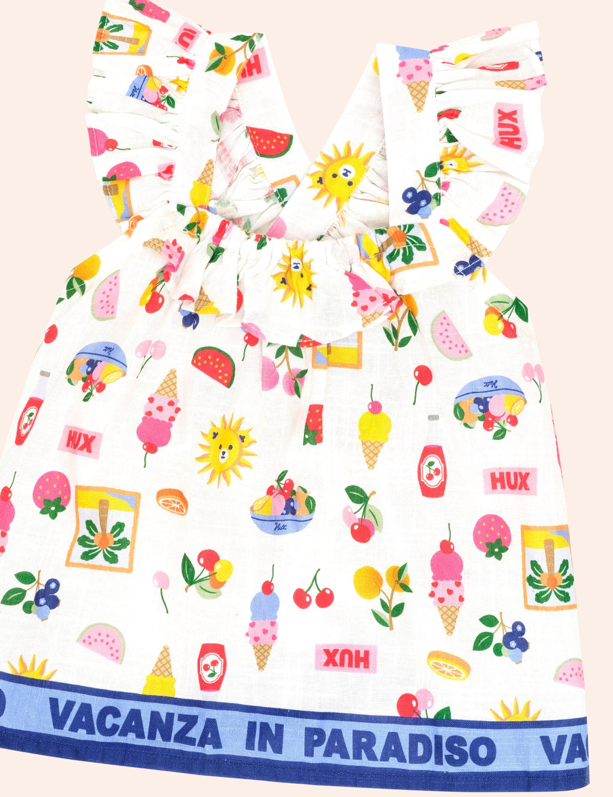 Paradiso Frill Top T-SHIRT Huxbaby