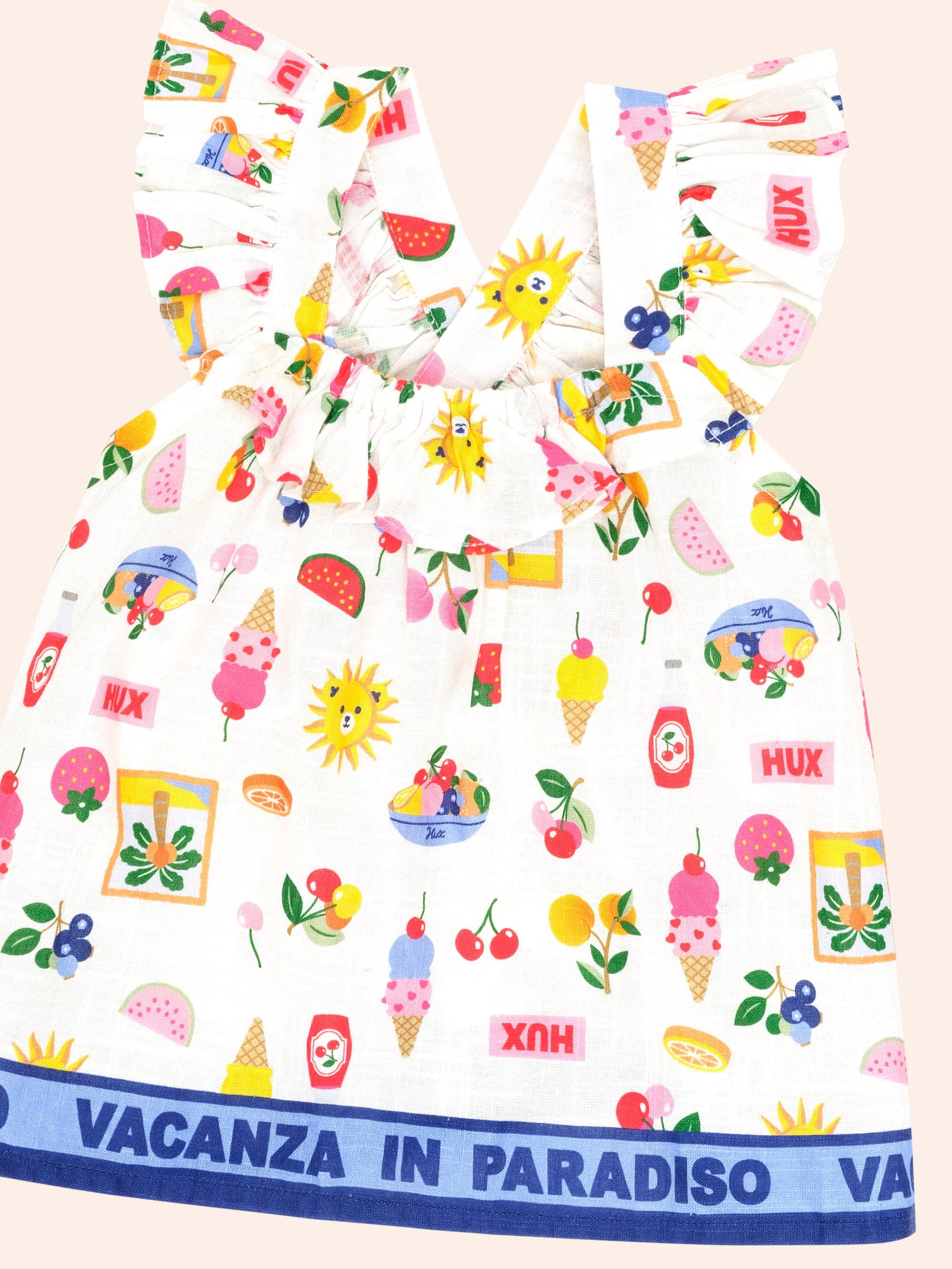 Paradiso Frill Top T-SHIRT Huxbaby