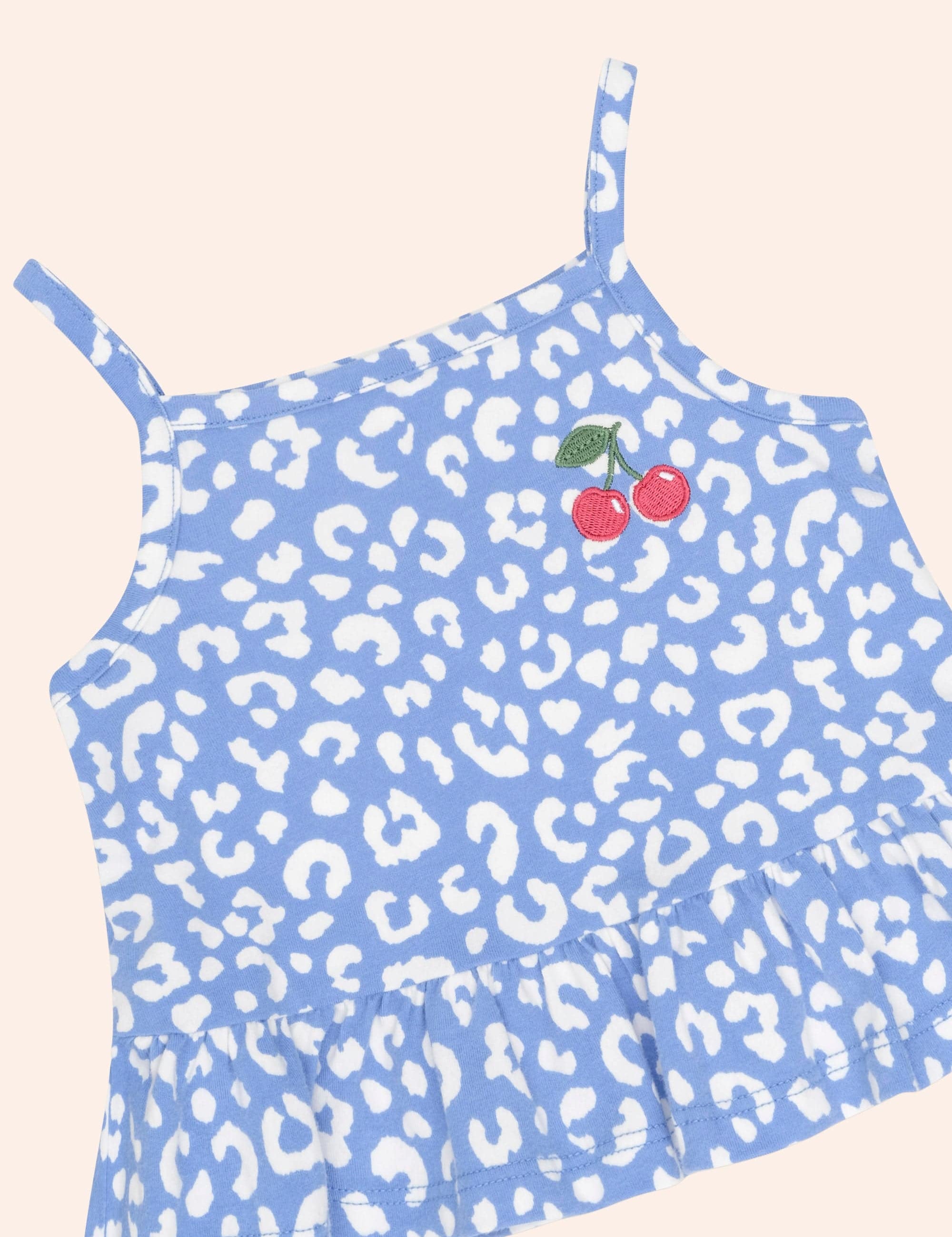 Leopard Cherry Tank Top T-SHIRT Huxbaby