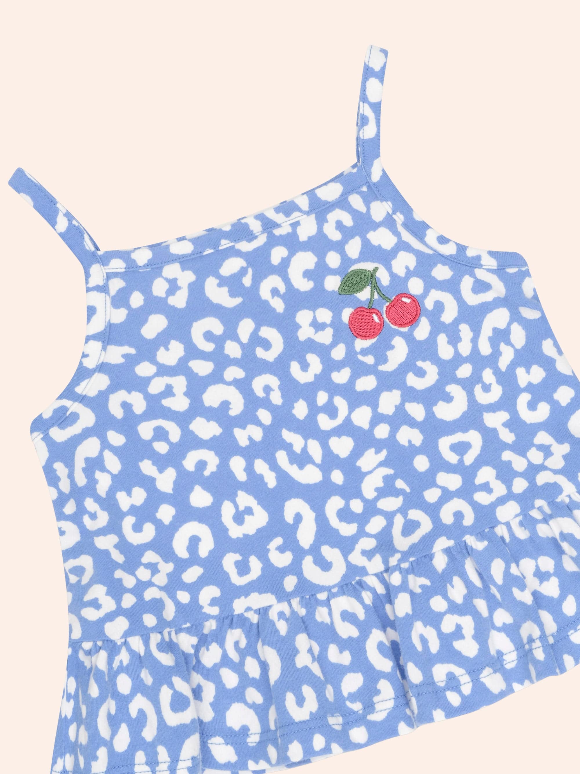 Leopard Cherry Tank Top T-SHIRT Huxbaby