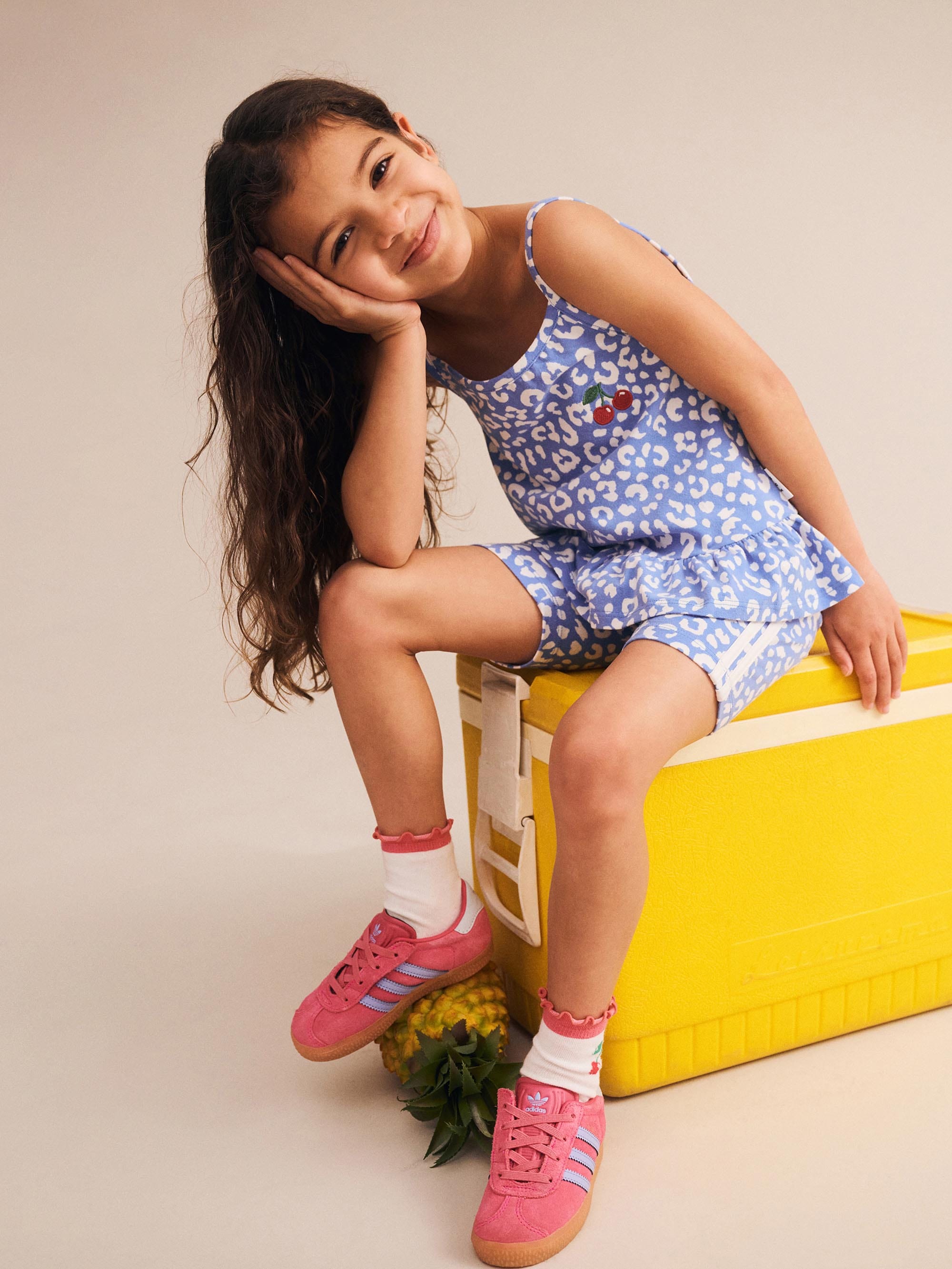 Leopard Cherry Tank Top T-SHIRT Huxbaby