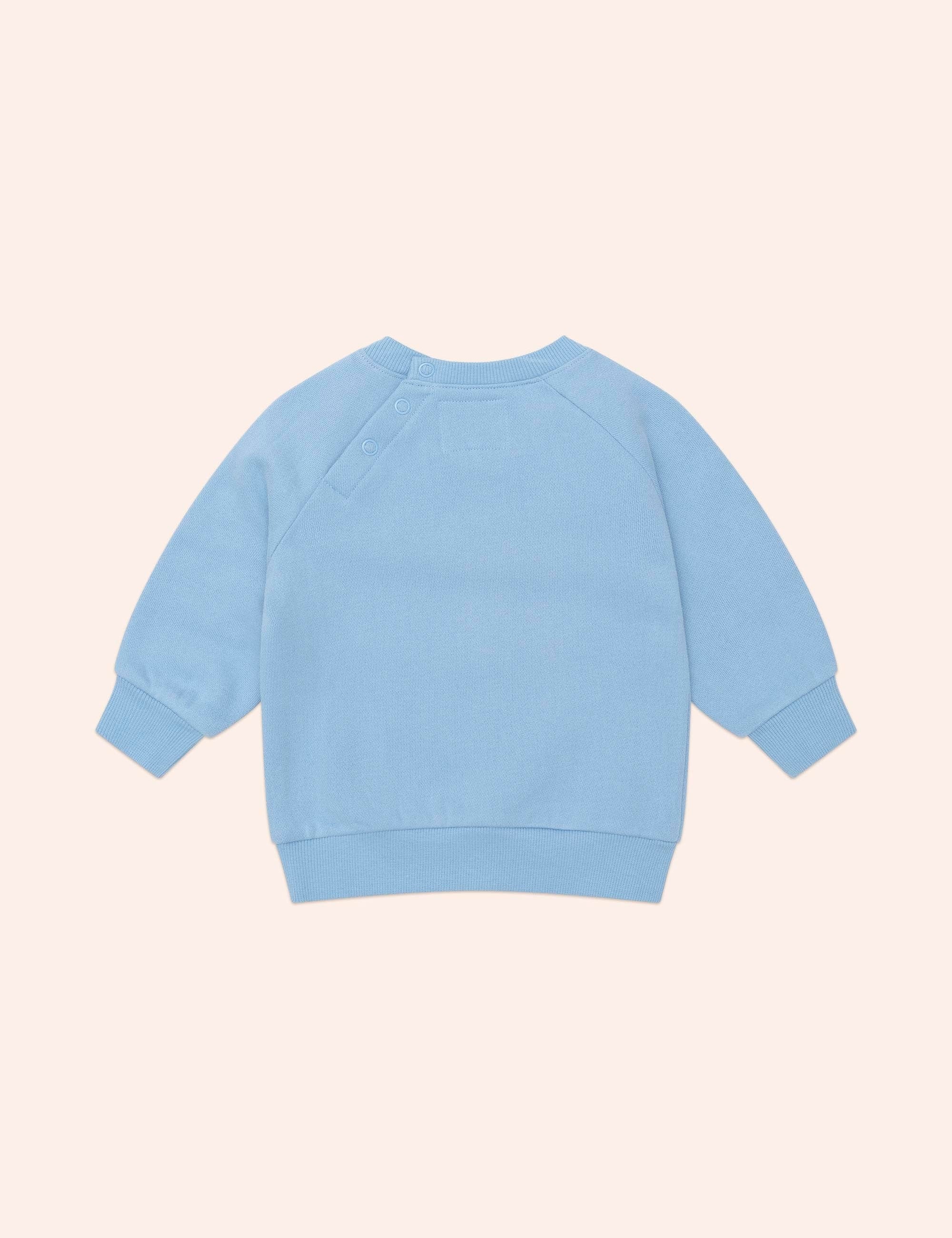 Dusk Blue Easter Bunny Sweatshirt SWEATSHIRT Huxbaby