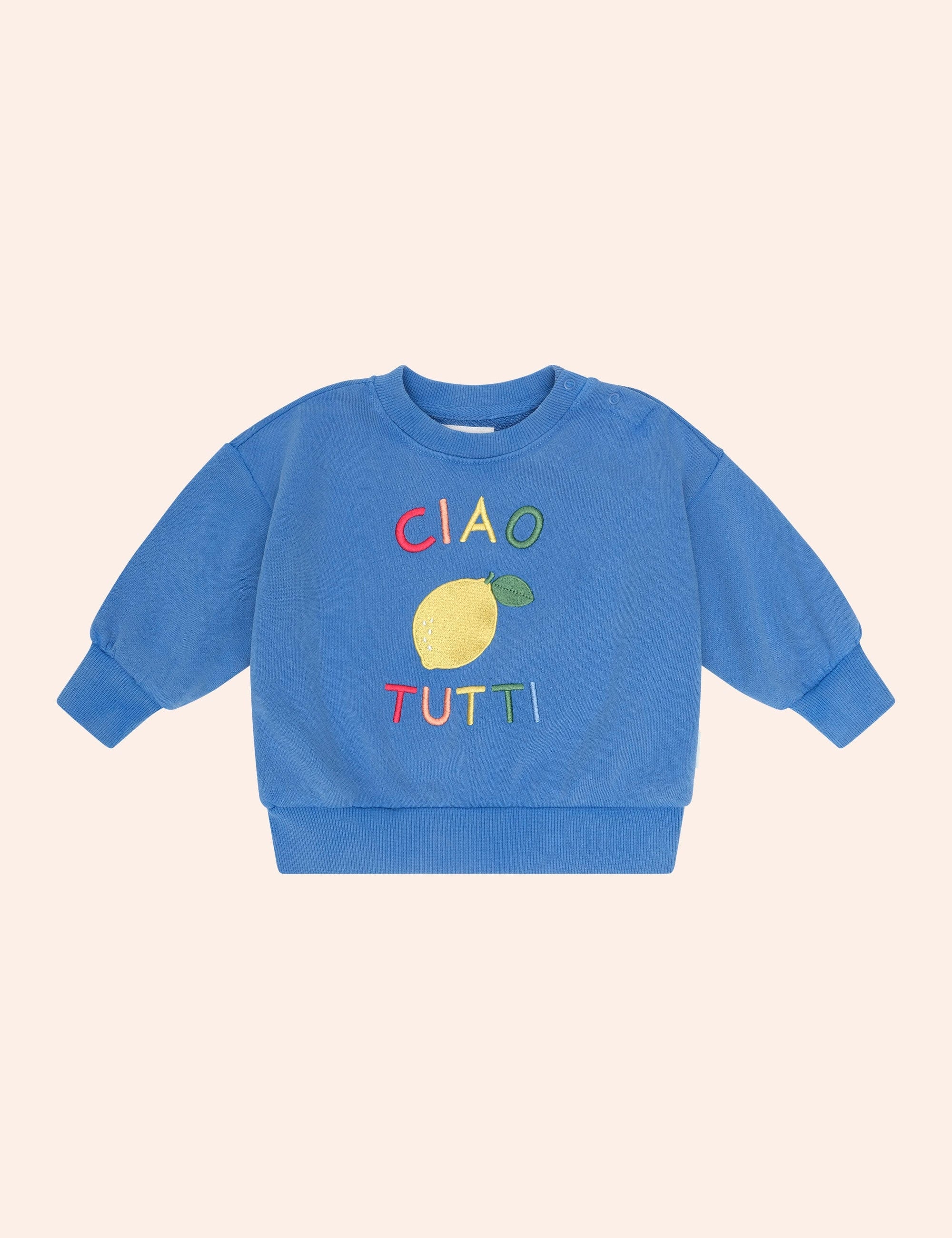 Ciao Tutti Garment Dye Sweatshirt SWEATSHIRT Huxbaby