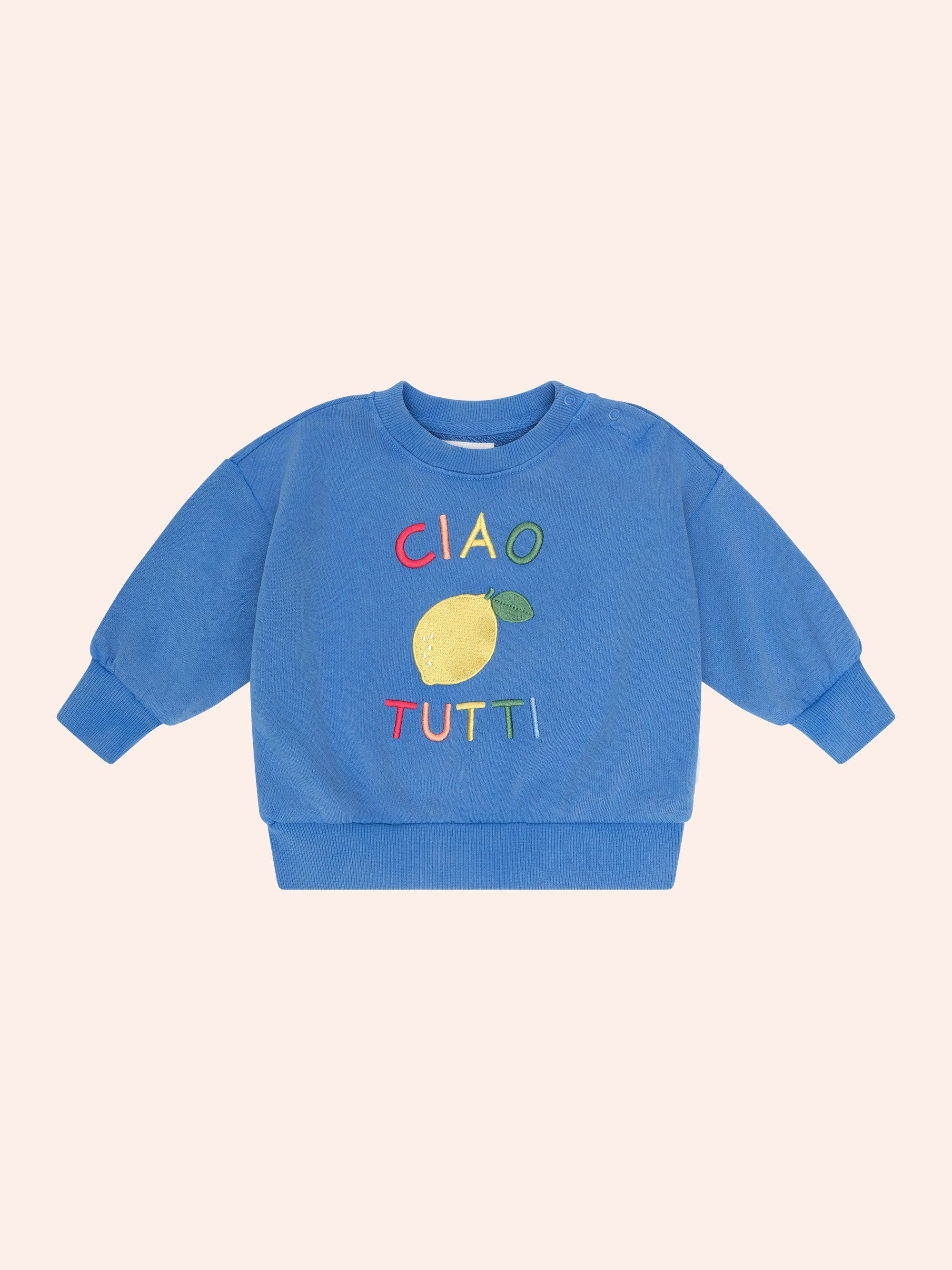 Ciao Tutti Garment Dye Sweatshirt SWEATSHIRT Huxbaby