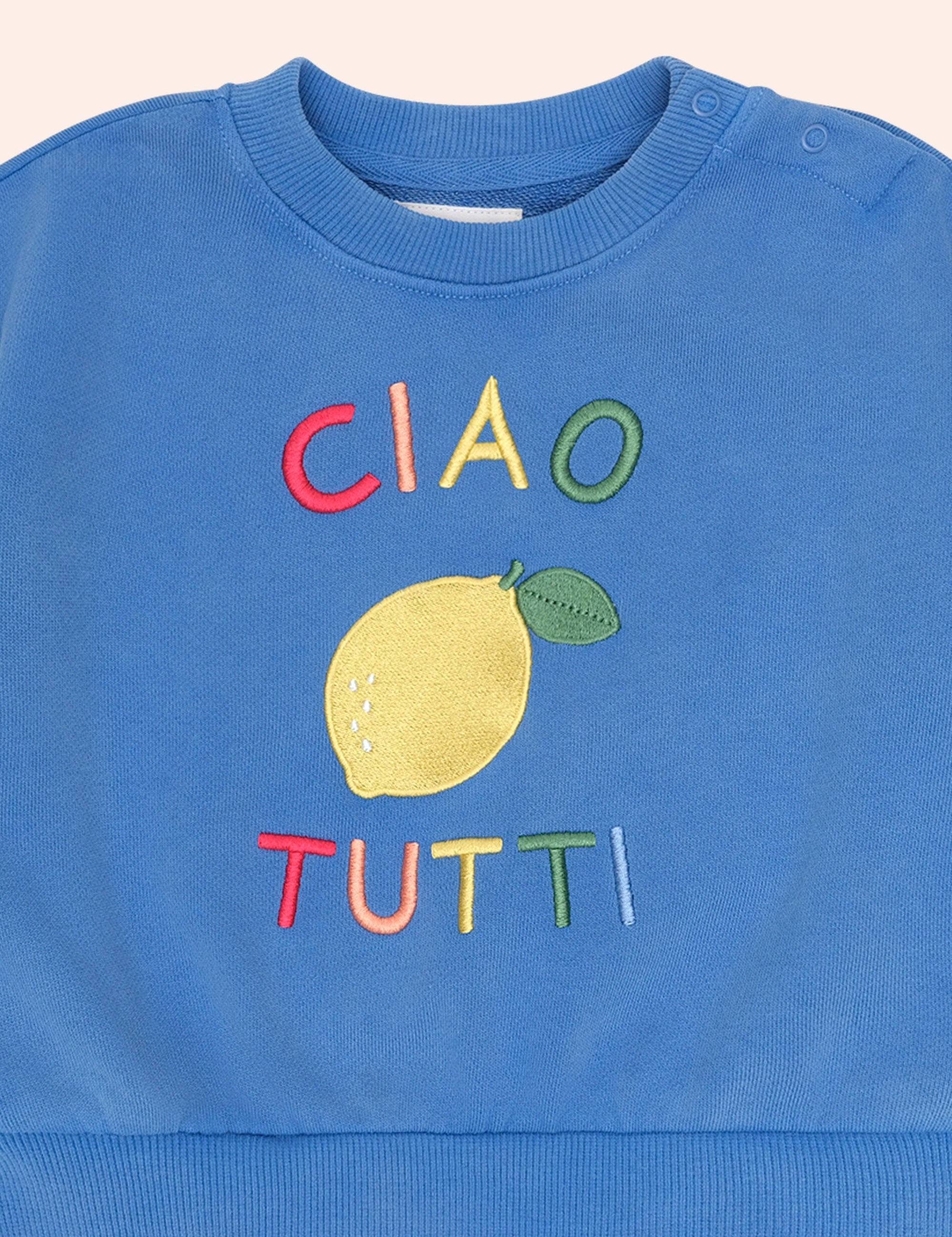 Ciao Tutti Garment Dye Sweatshirt SWEATSHIRT Huxbaby
